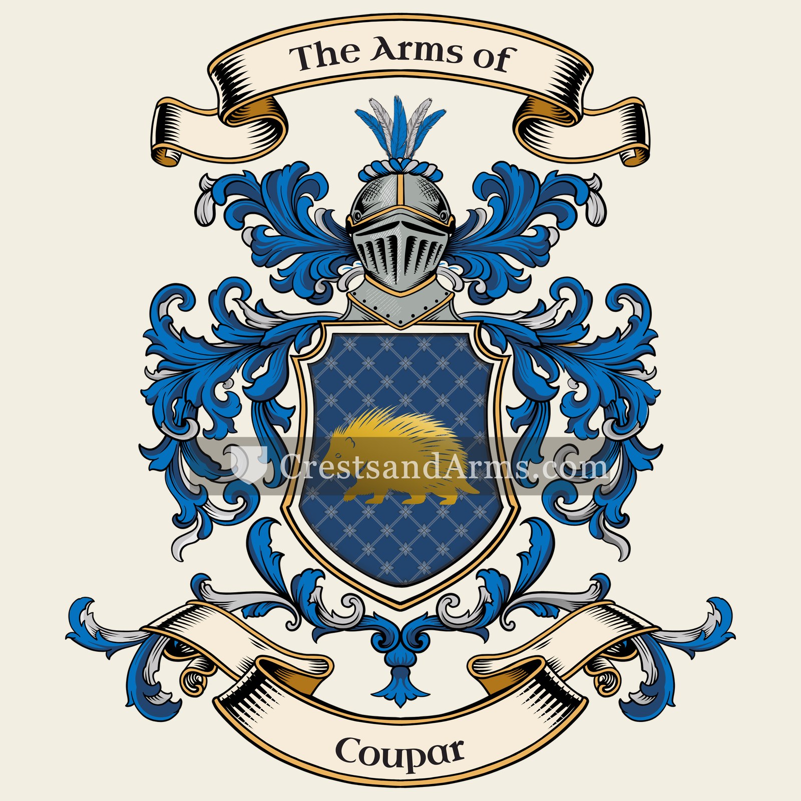 The Coupar coat of arms