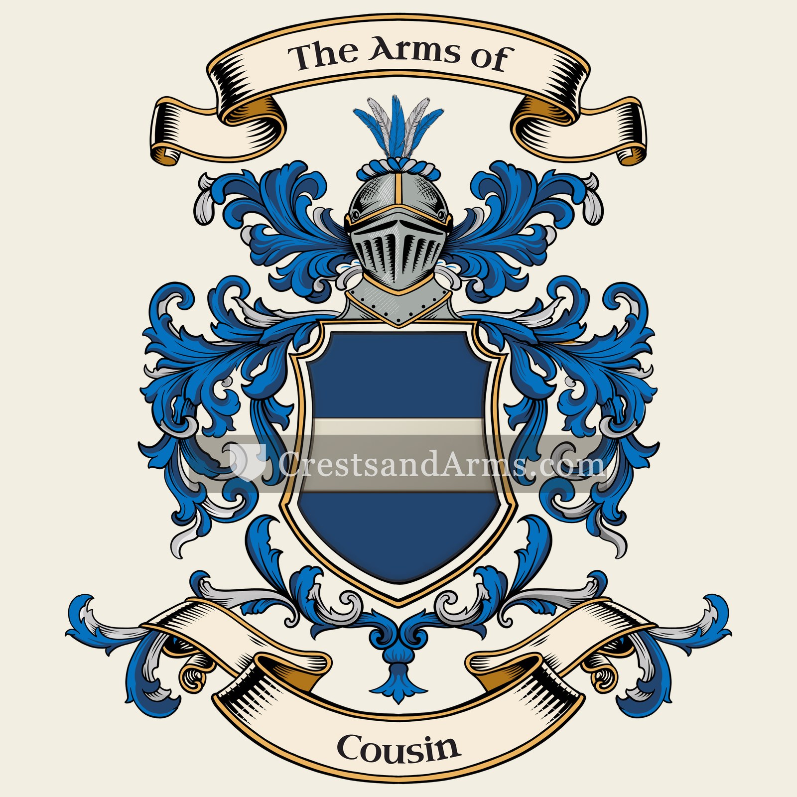 The Cousin coat of arms