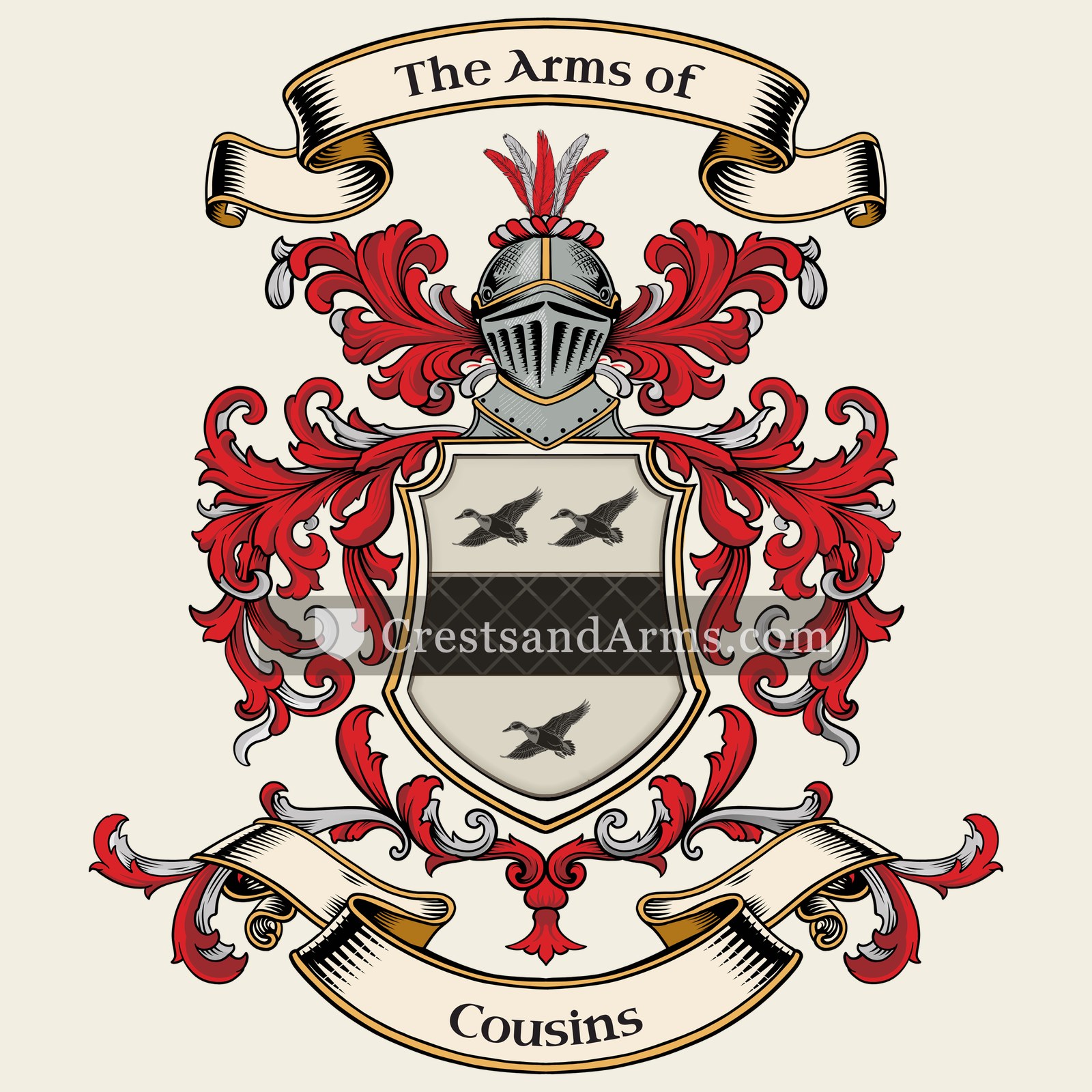 The Cousins coat of arms