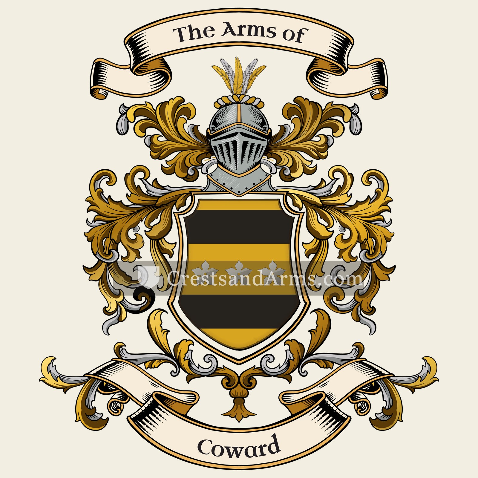 The Coward coat of arms