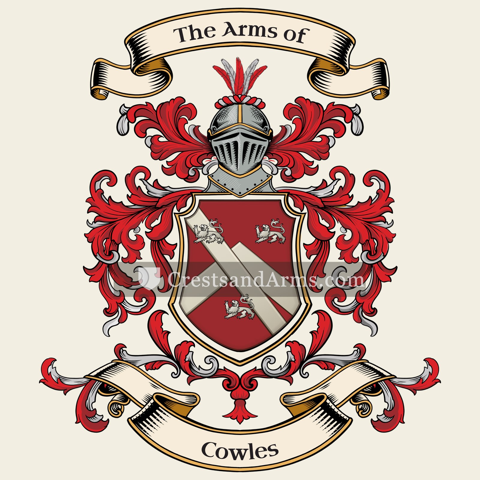 The Cowles coat of arms