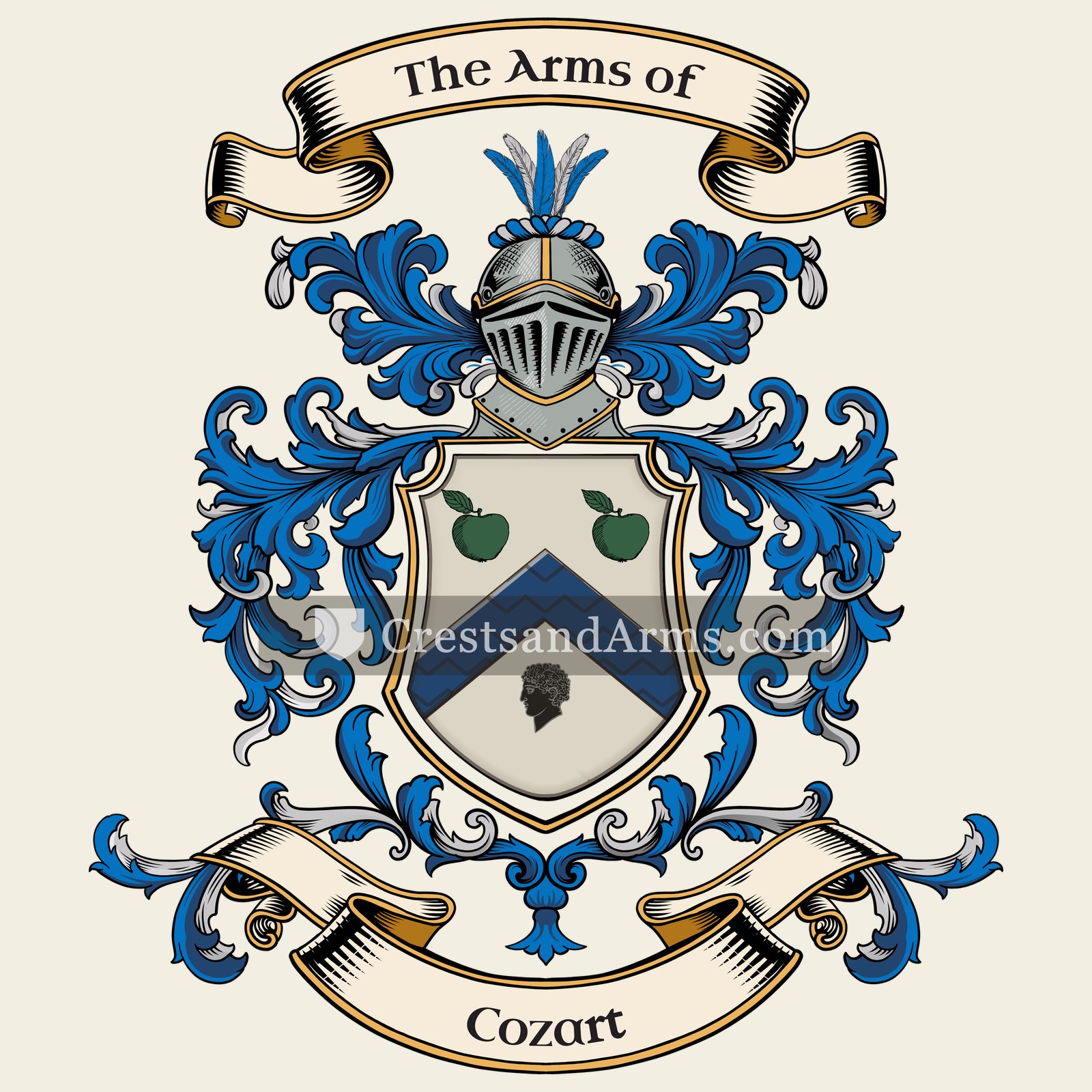 The Cozart coat of arms