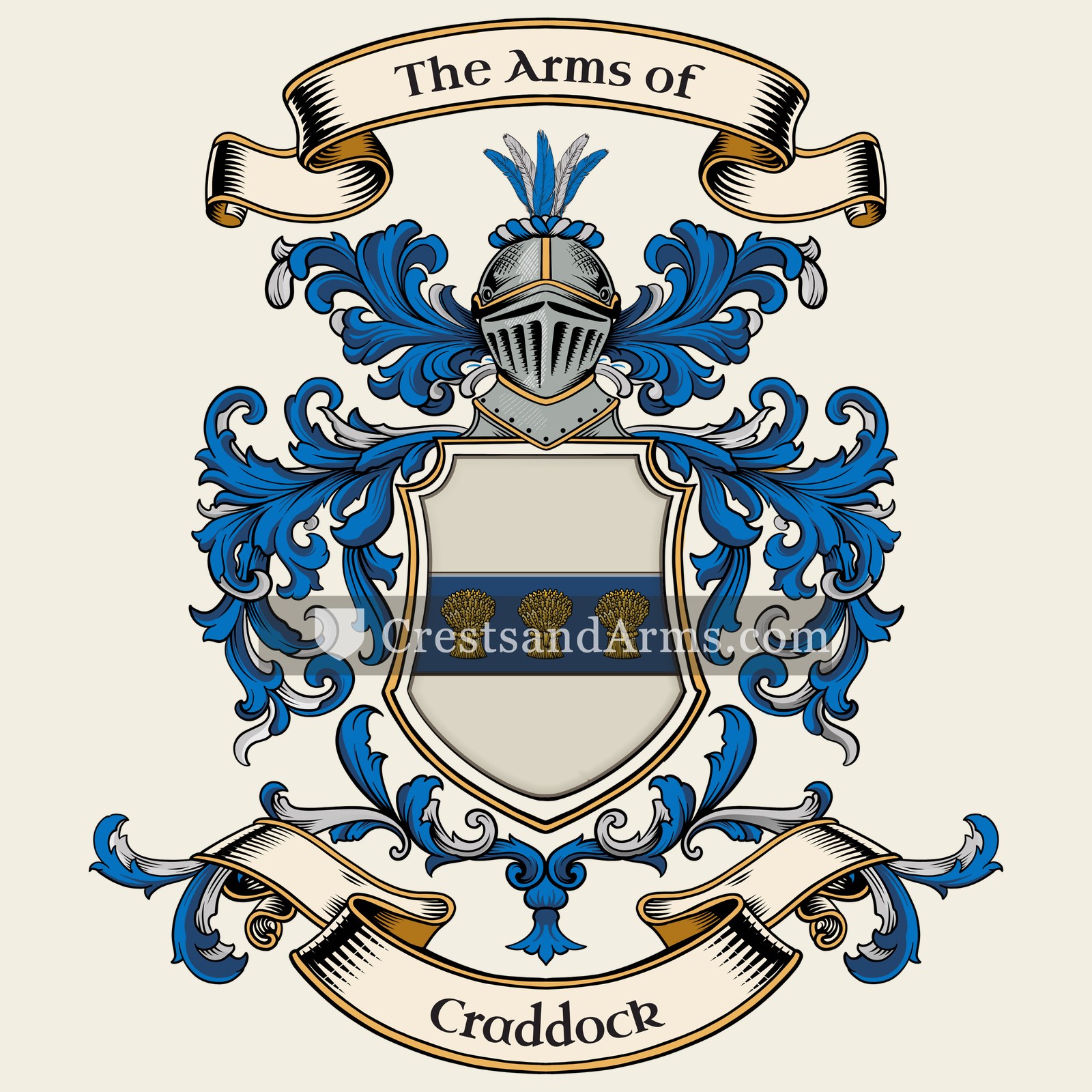 The Craddock coat of arms