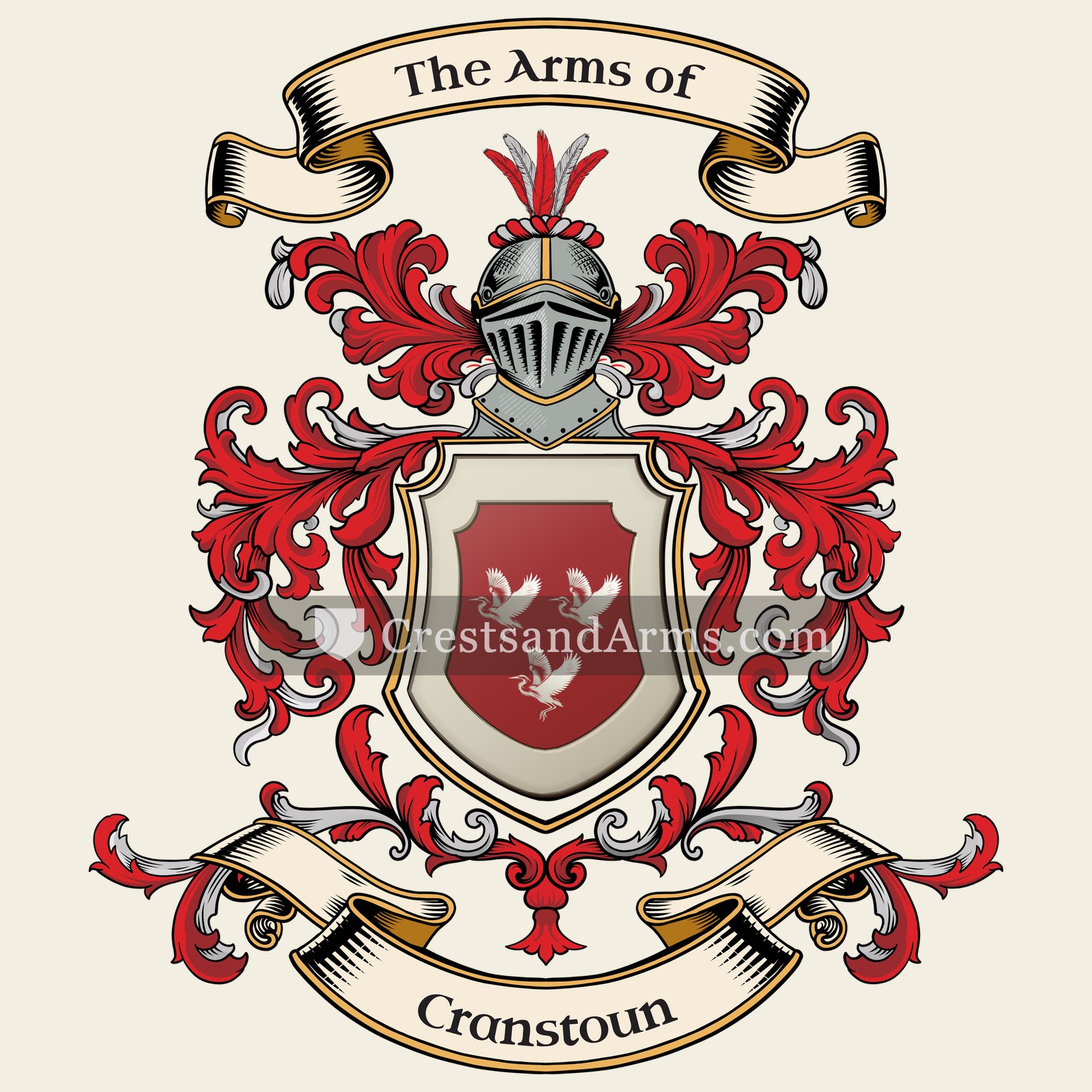 The Cranstoun coat of arms