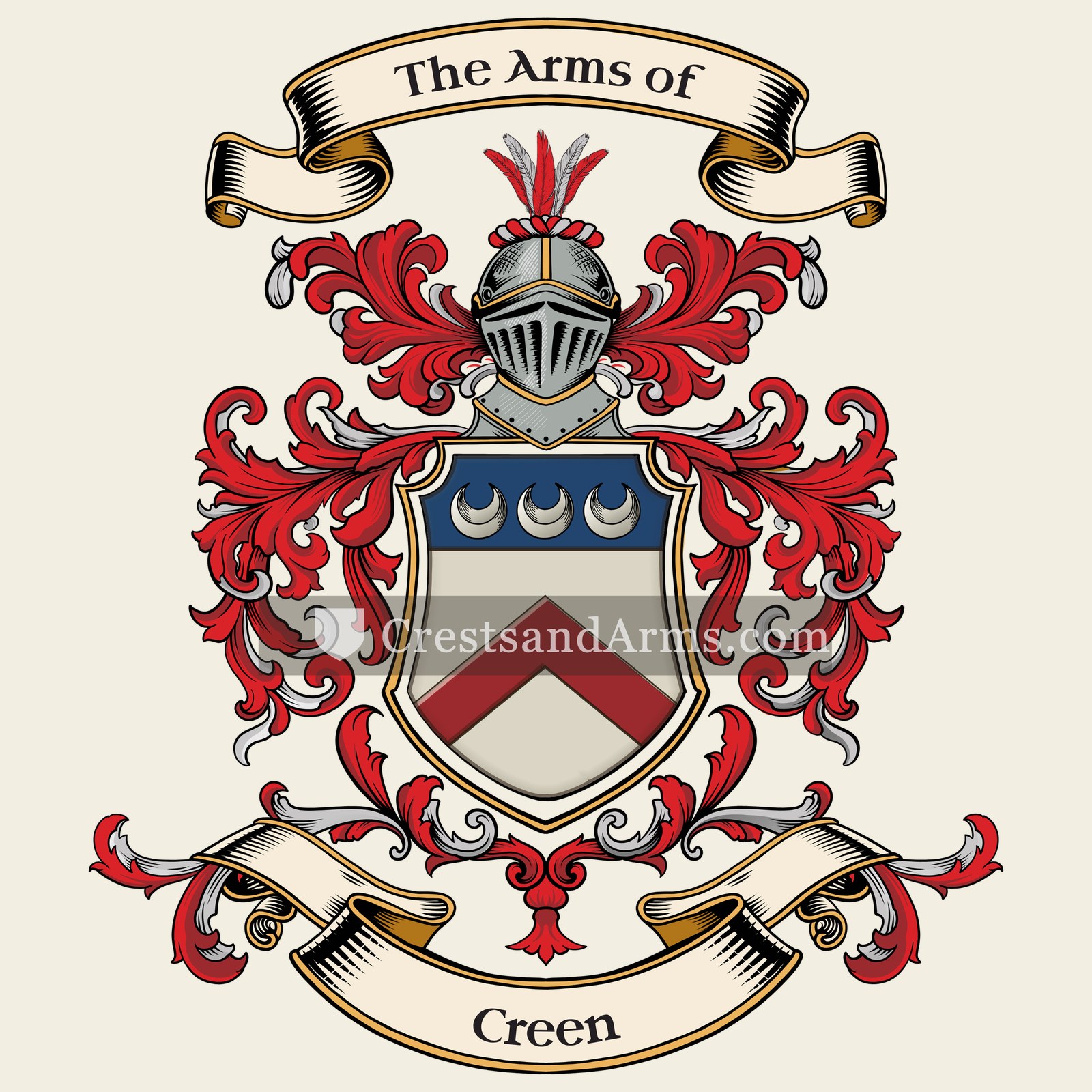 The Creen coat of arms