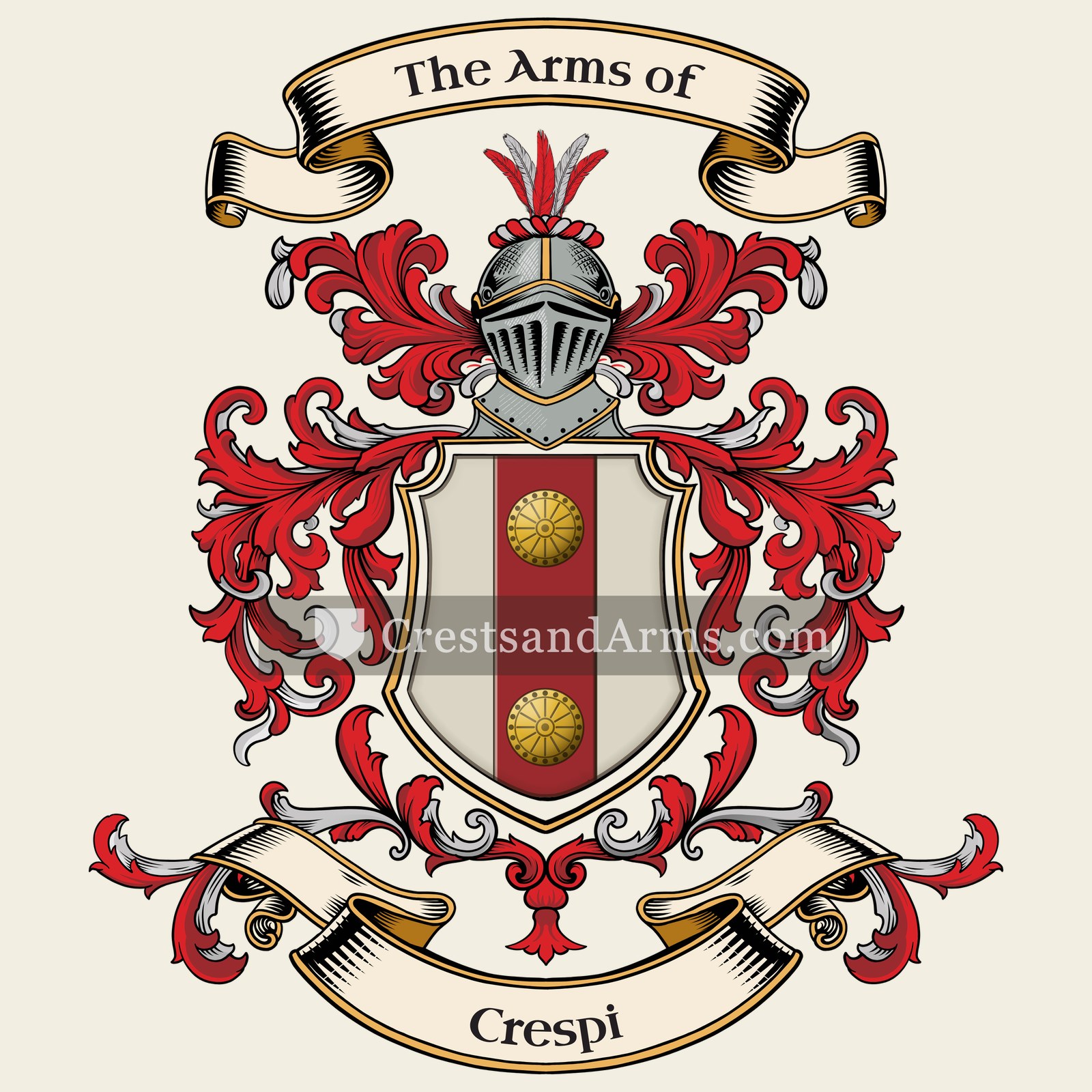 The Crespi coat of arms