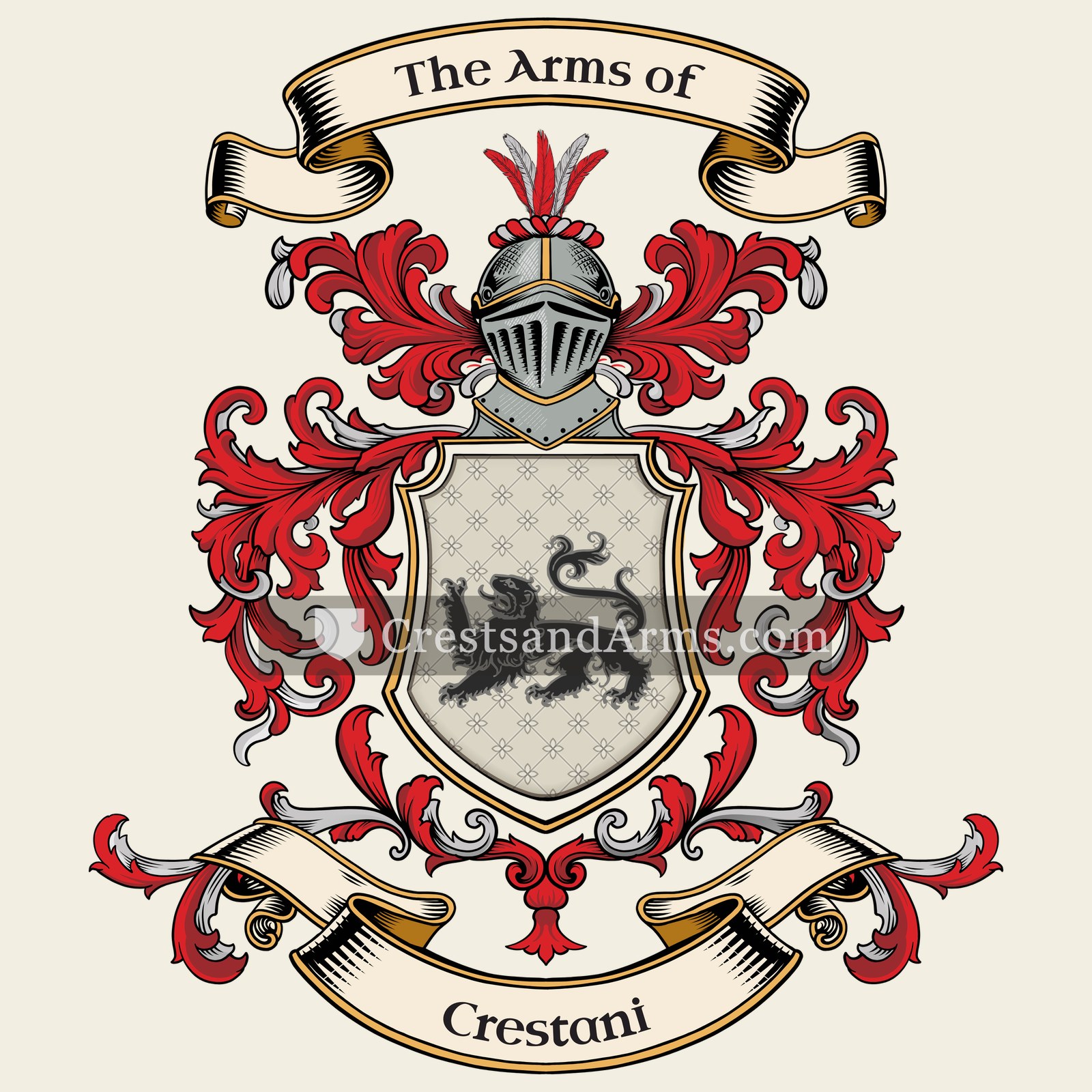 The Crestani coat of arms