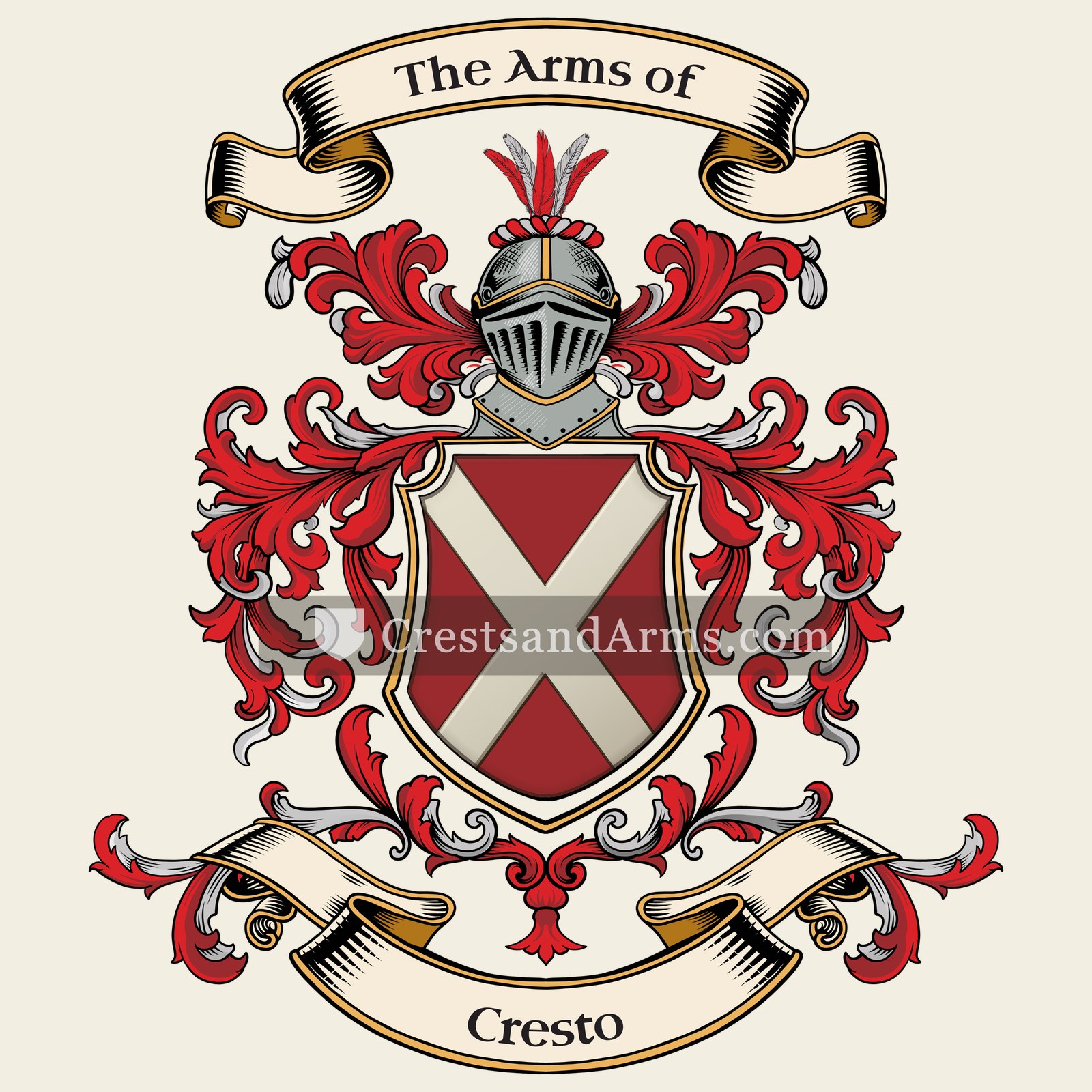 The Cresto coat of arms