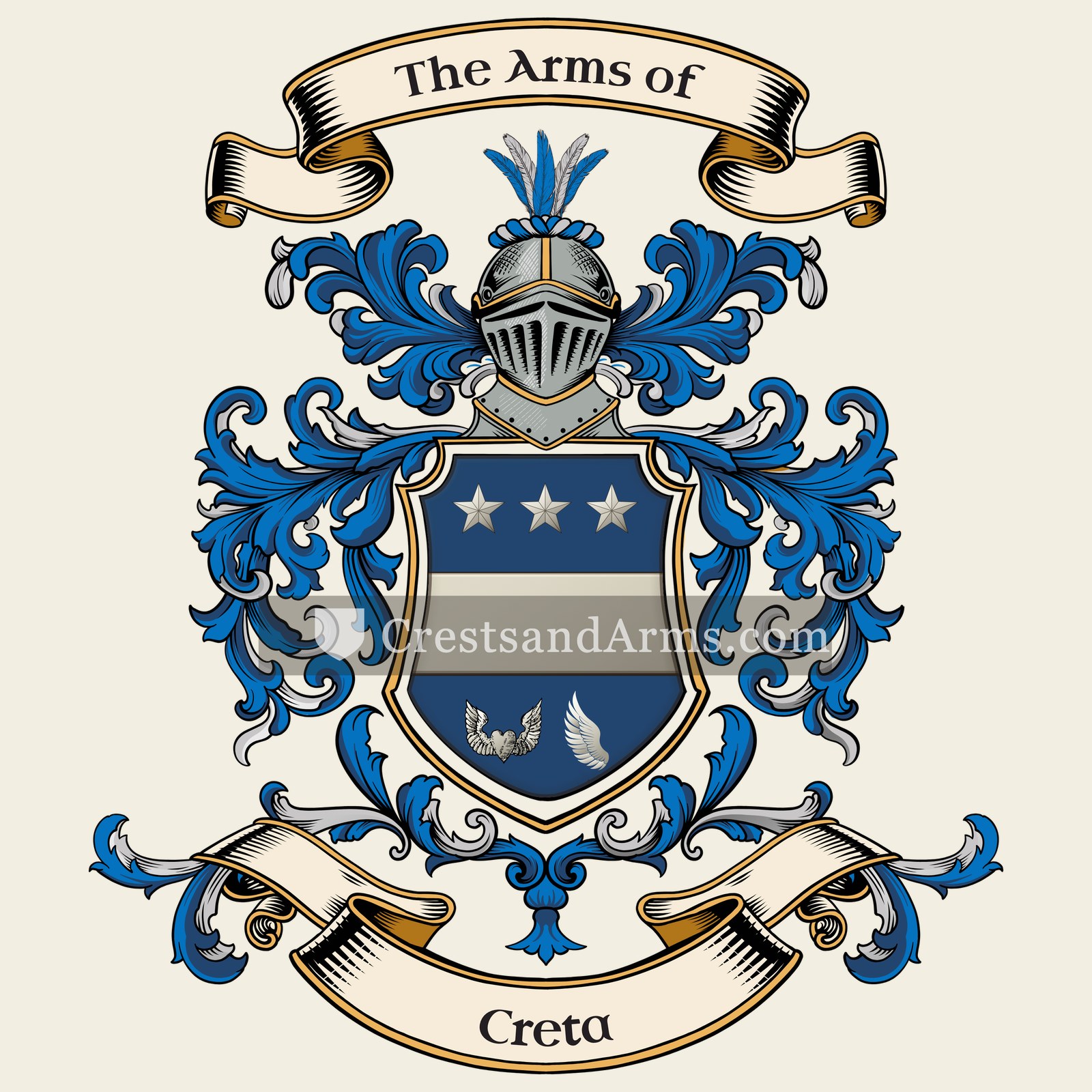 The Creta coat of arms
