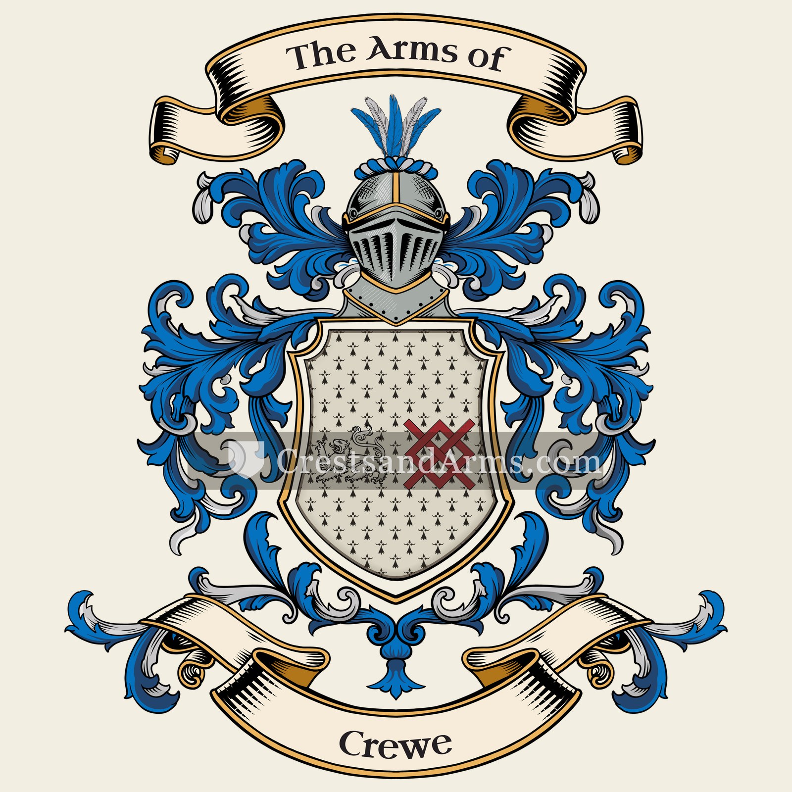 The Crewe coat of arms