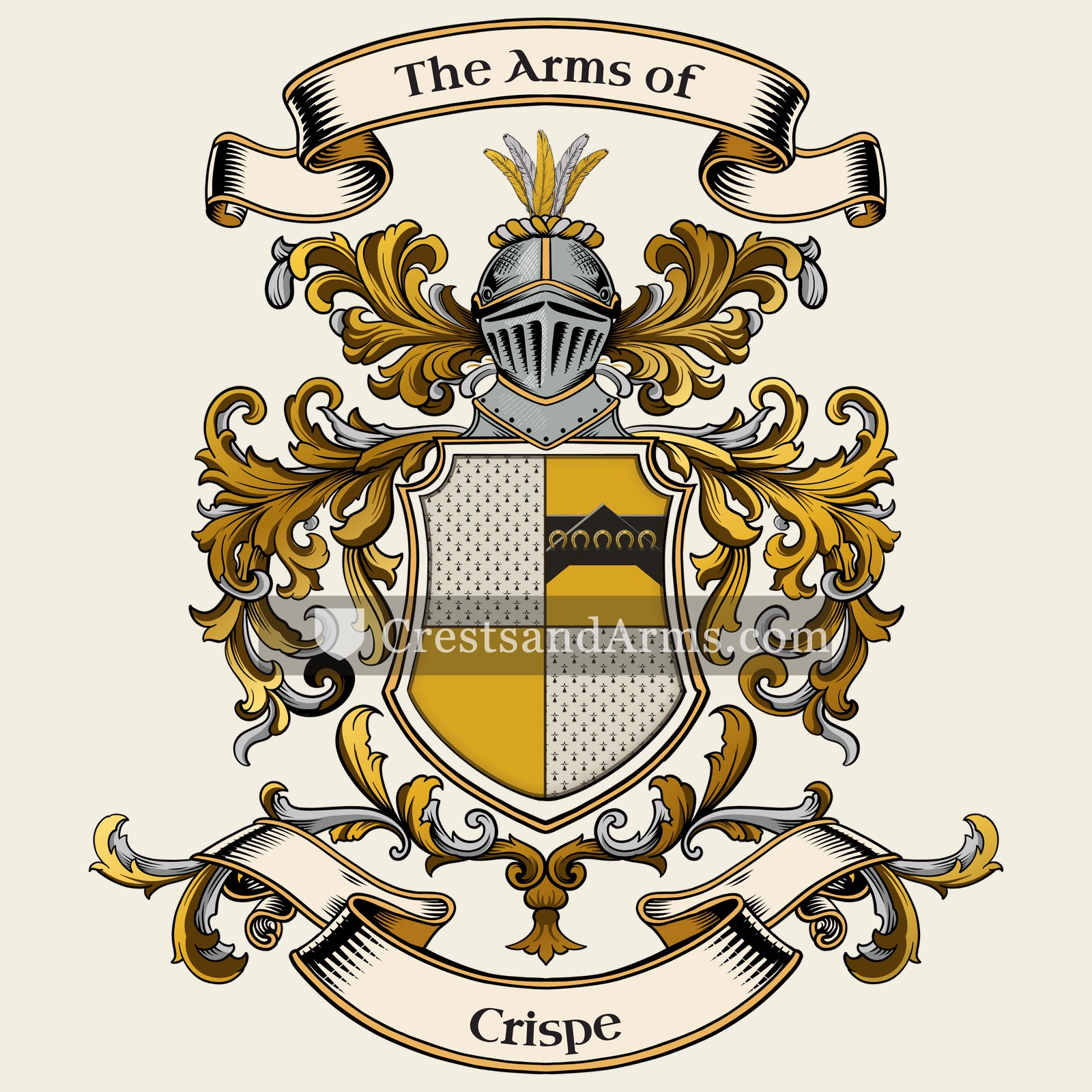 The Crispe coat of arms