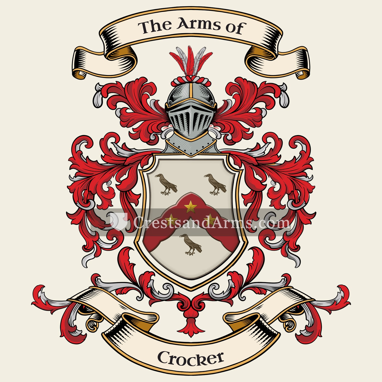 The Crocker coat of arms