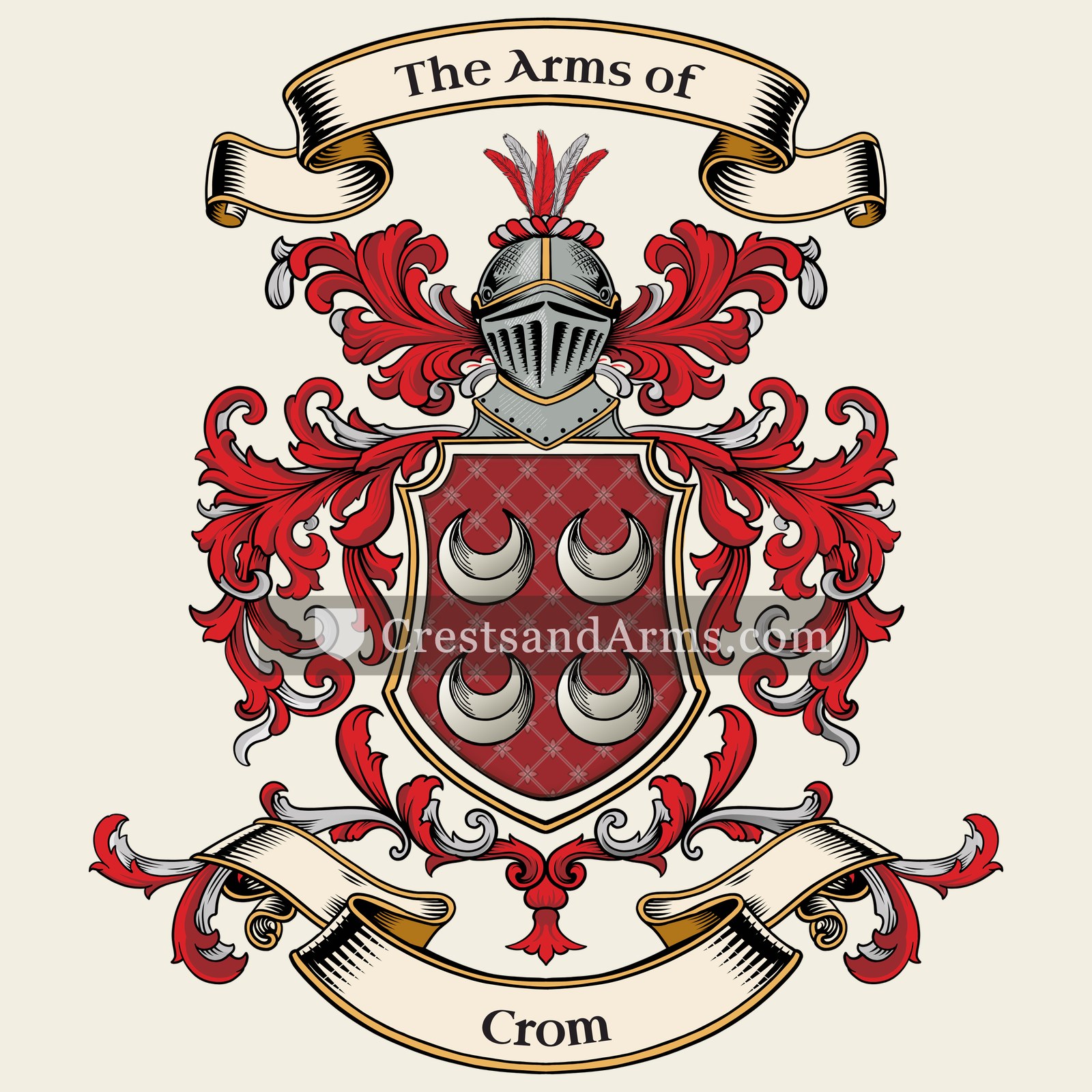 The Crom coat of arms