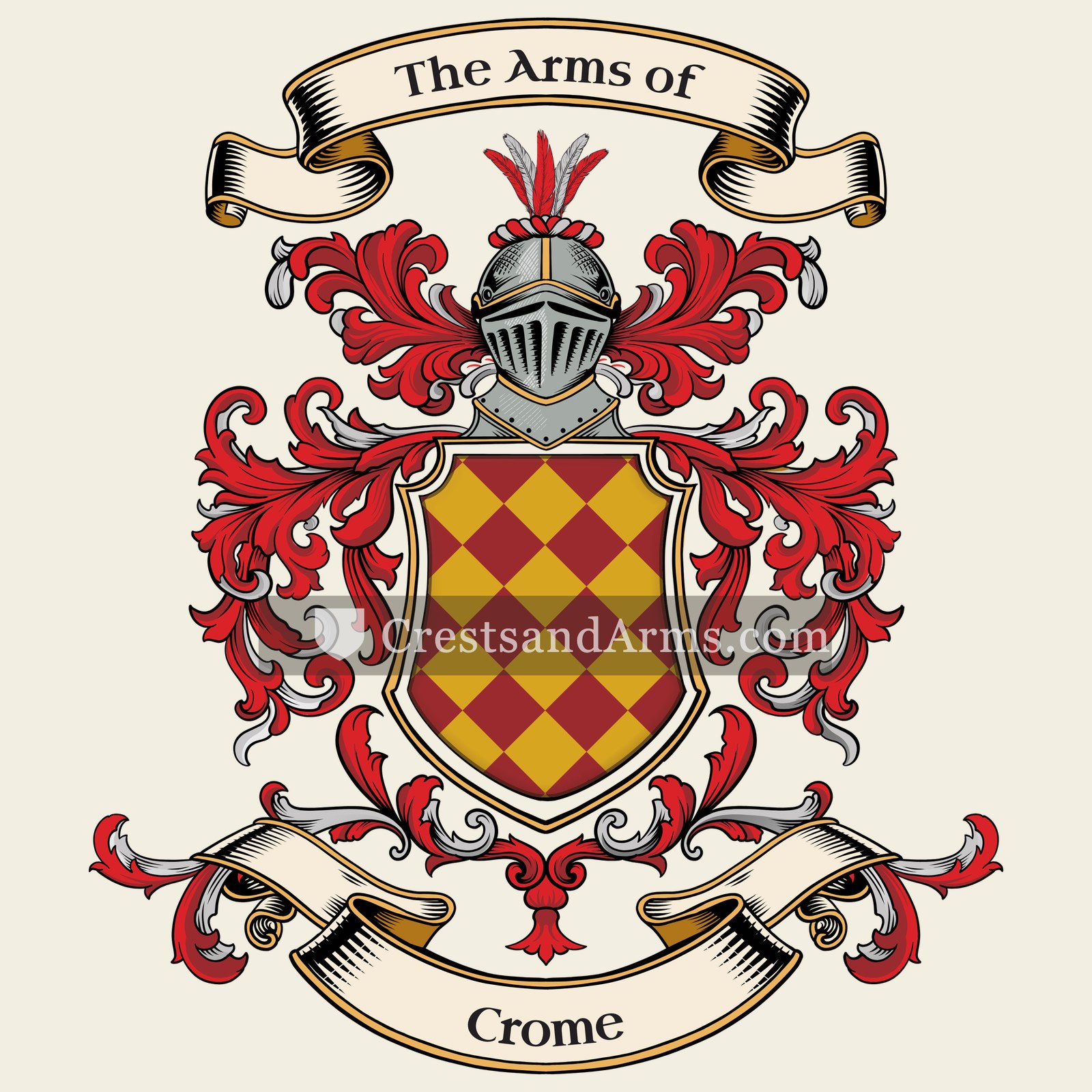 The Crome coat of arms