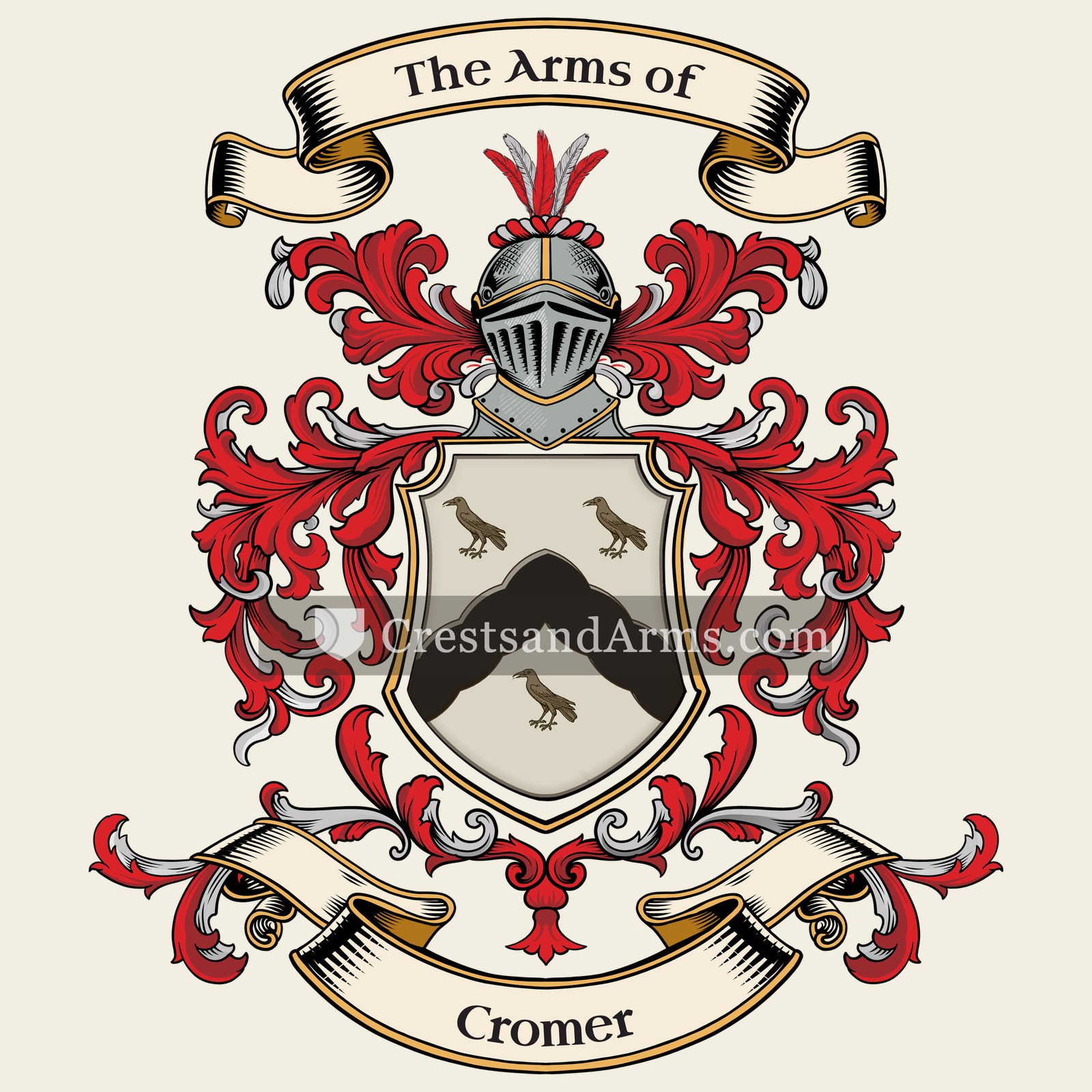 The Cromer coat of arms
