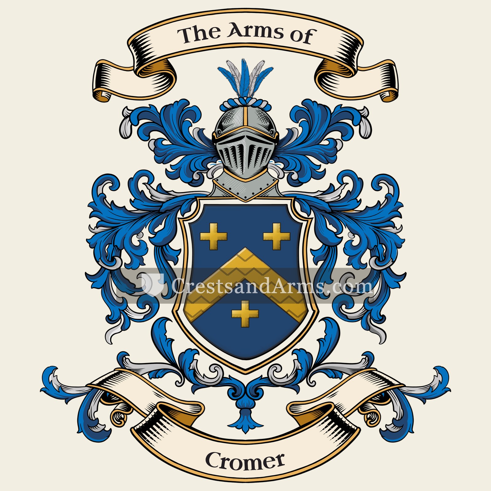 The Cromer coat of arms