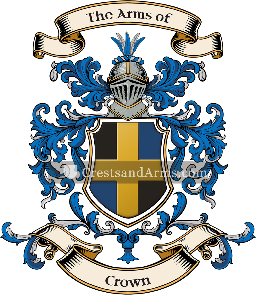 The Crown coat of arms, drawn from the recorded blazon