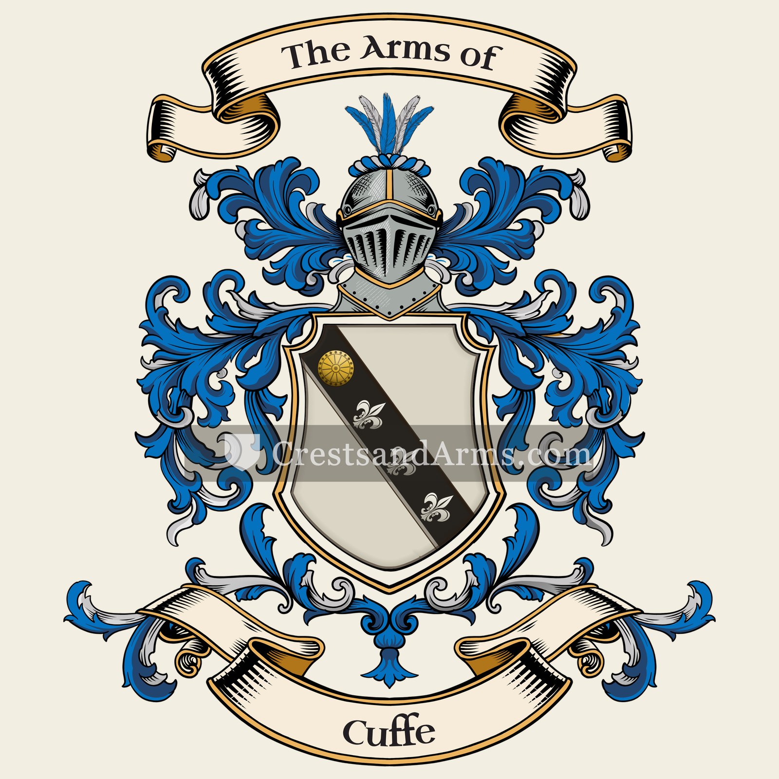 The Cuffe coat of arms