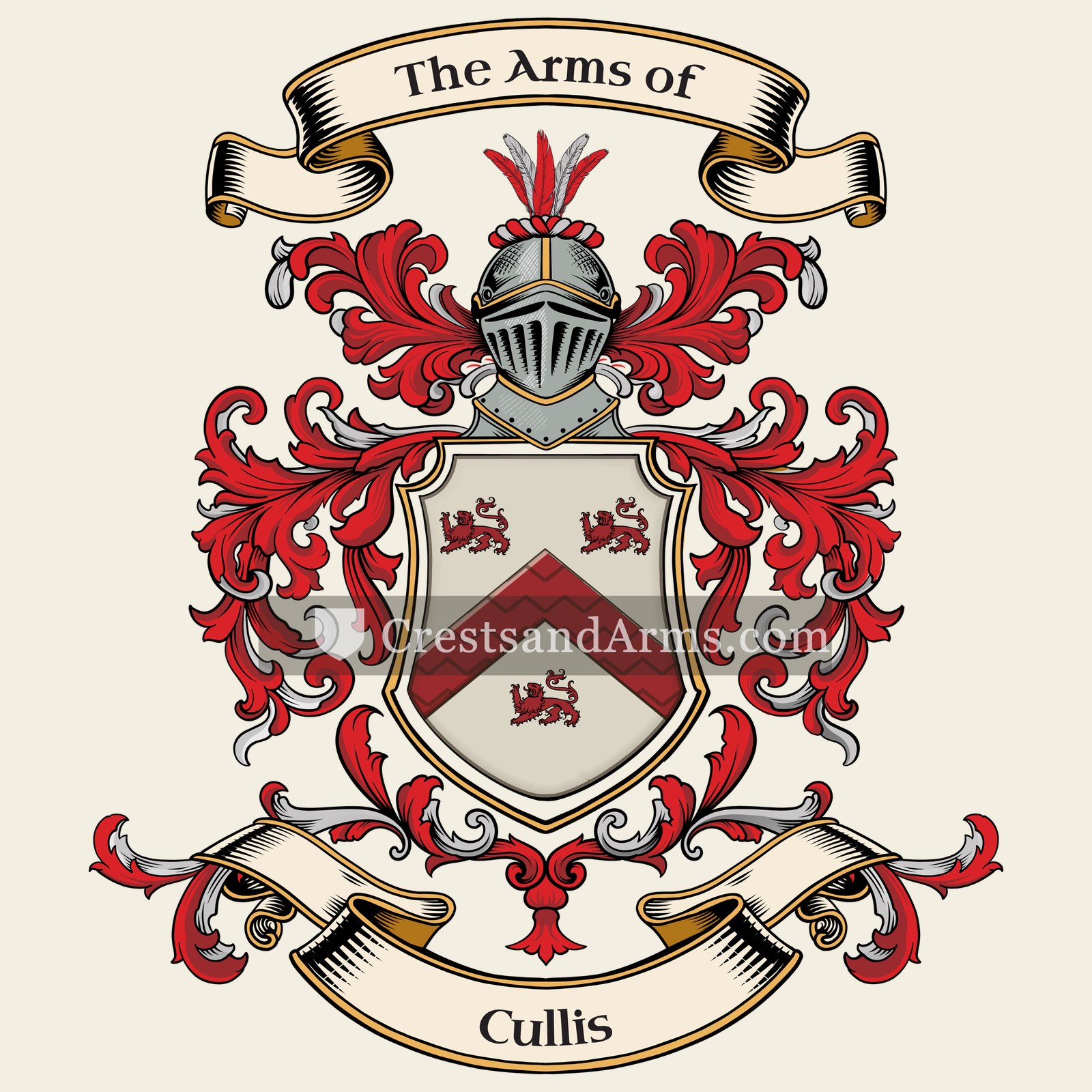 The Cullis coat of arms