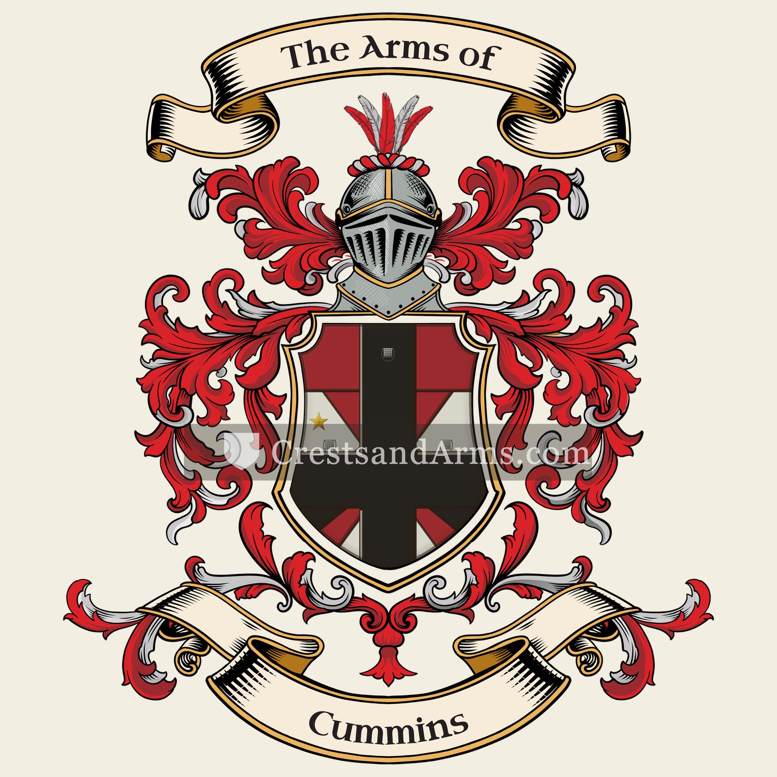 The Cummins coat of arms