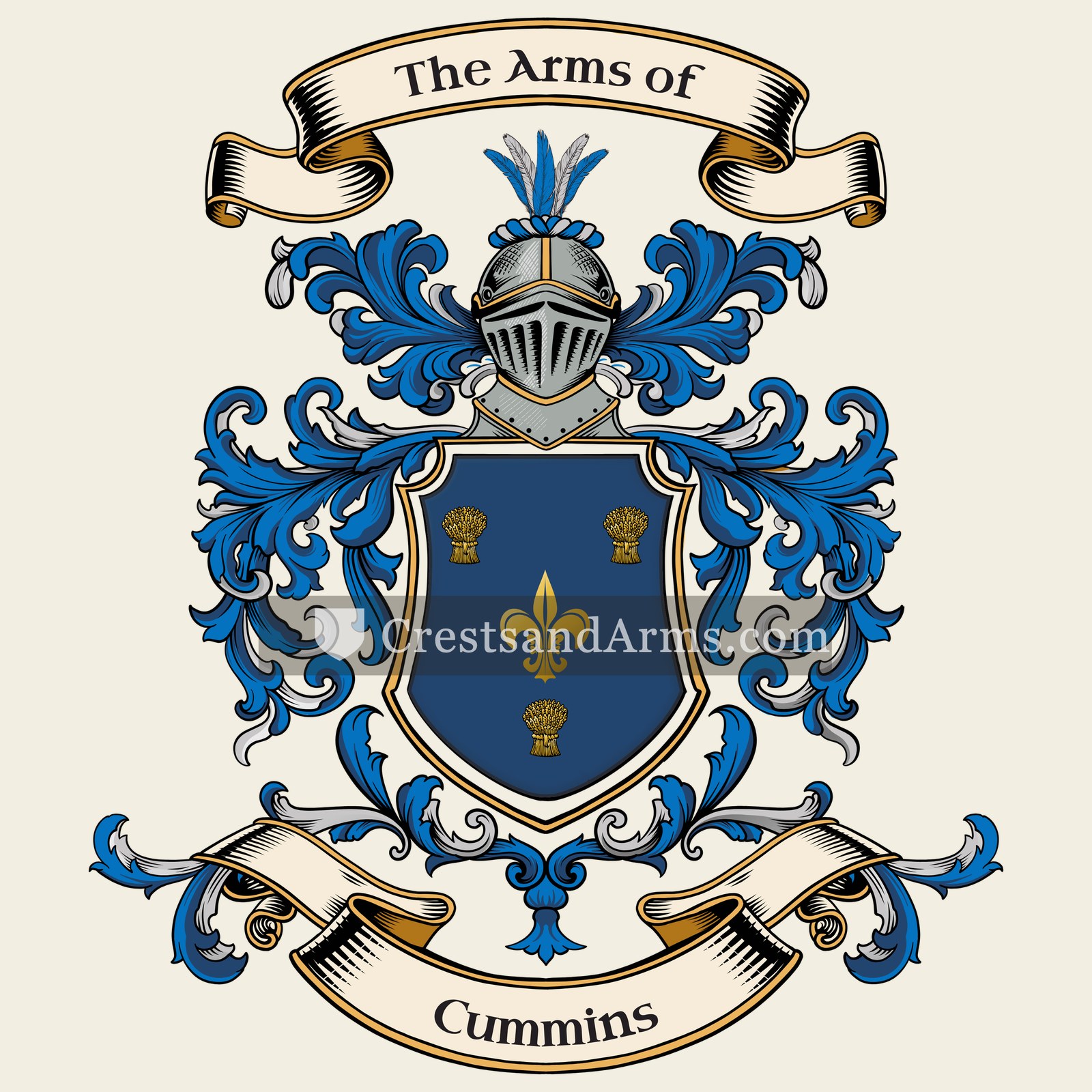 The Cummins coat of arms