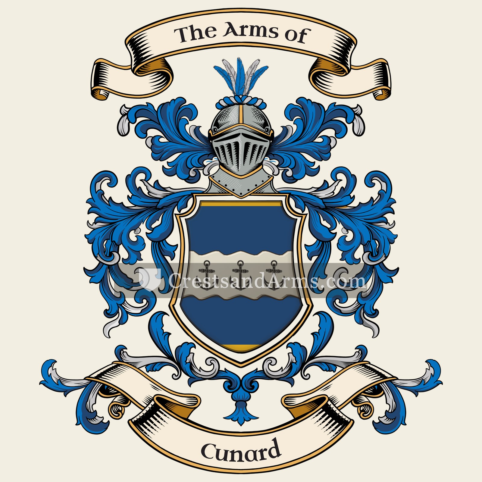 The Cunard coat of arms