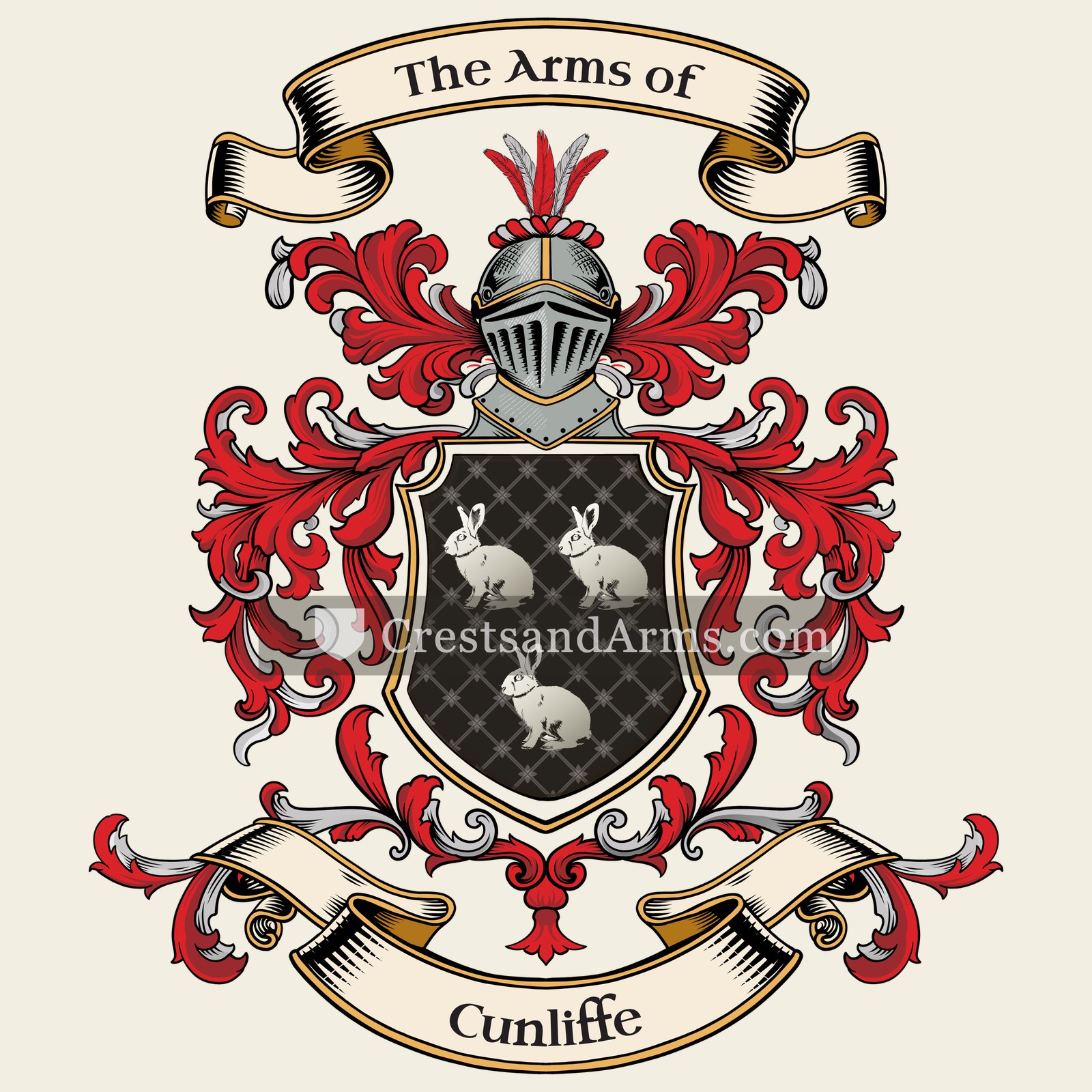 The Cunliffe coat of arms
