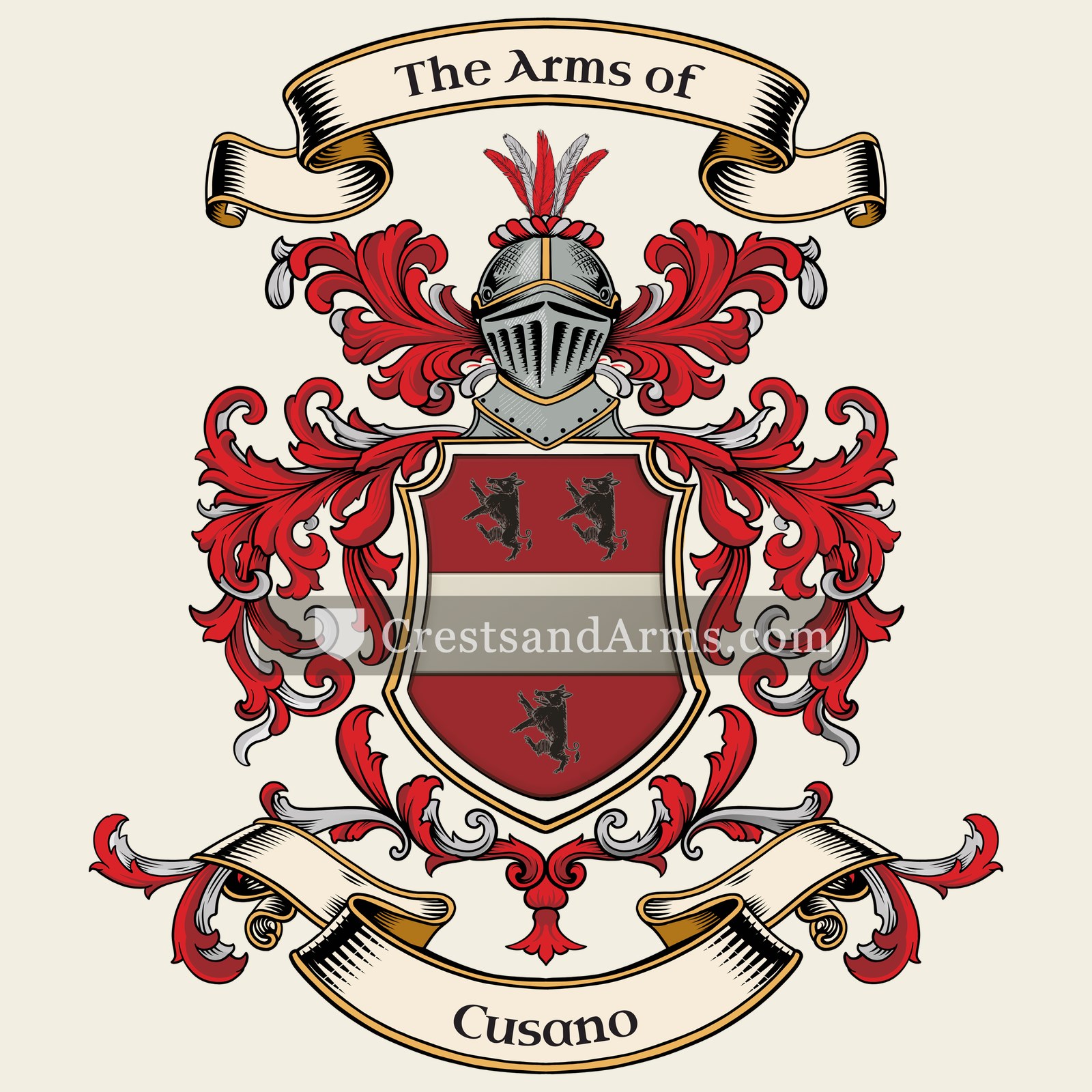 The Cusano coat of arms