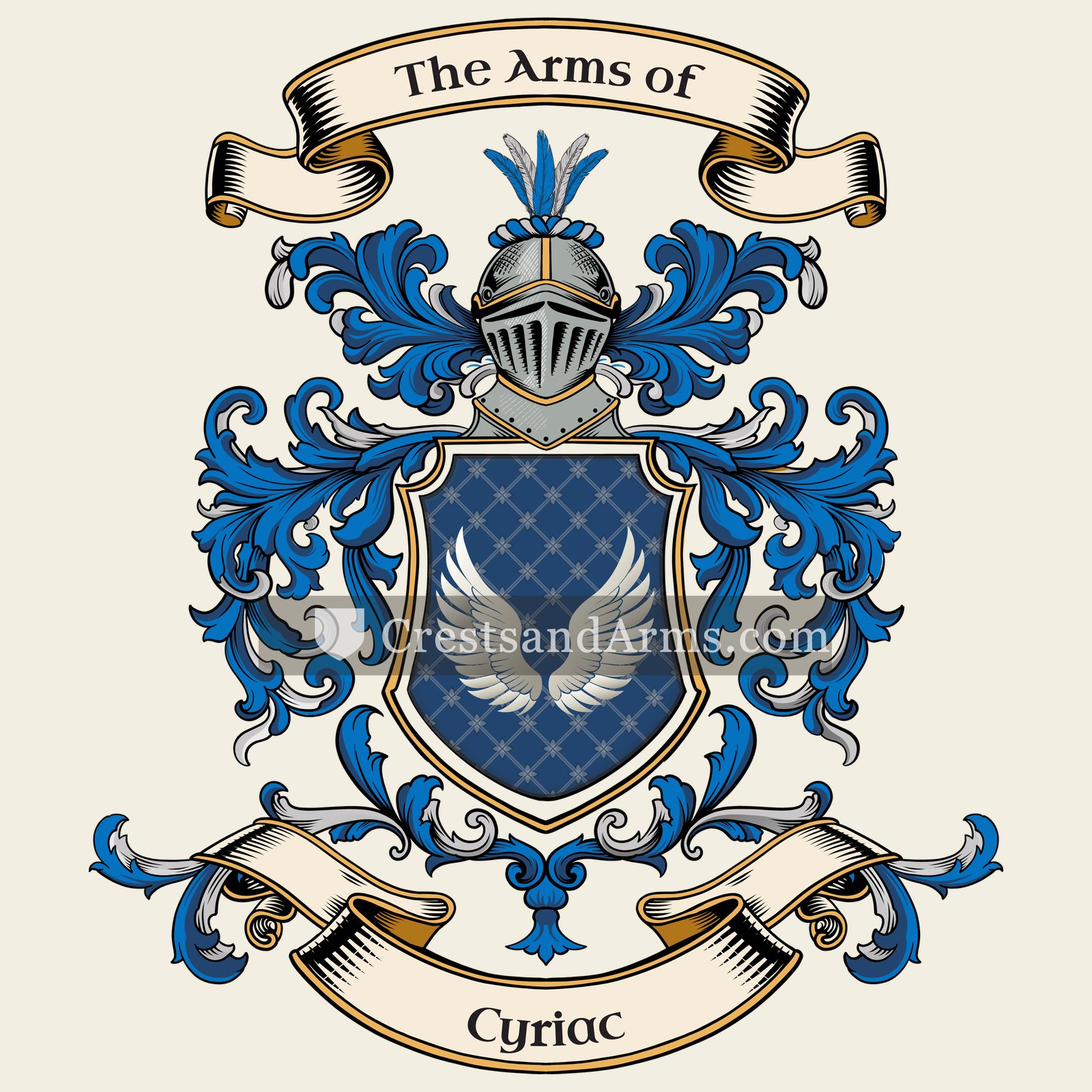 The Cyriac coat of arms