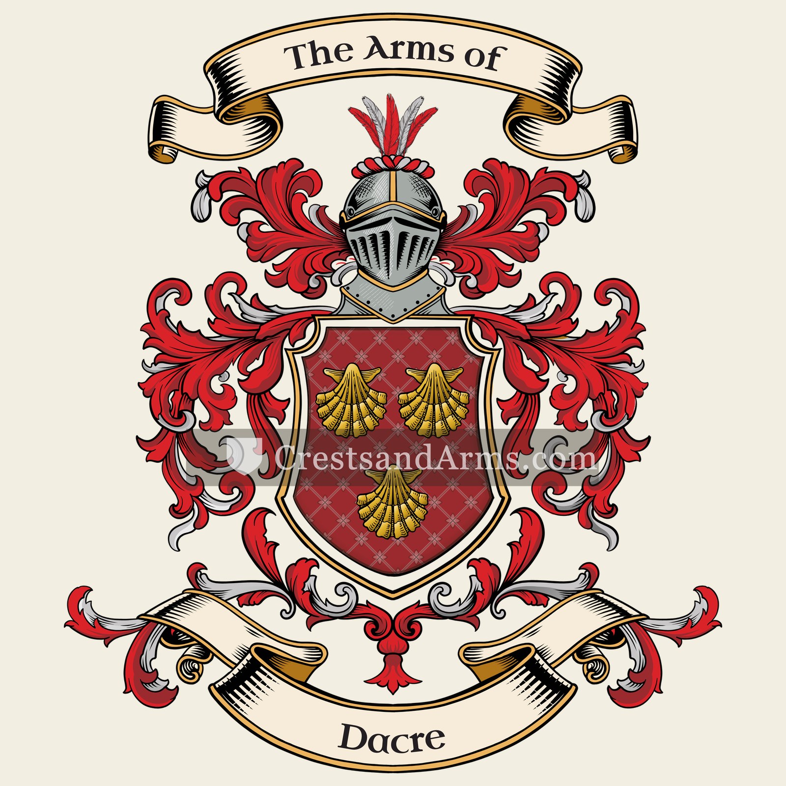 The Dacre coat of arms