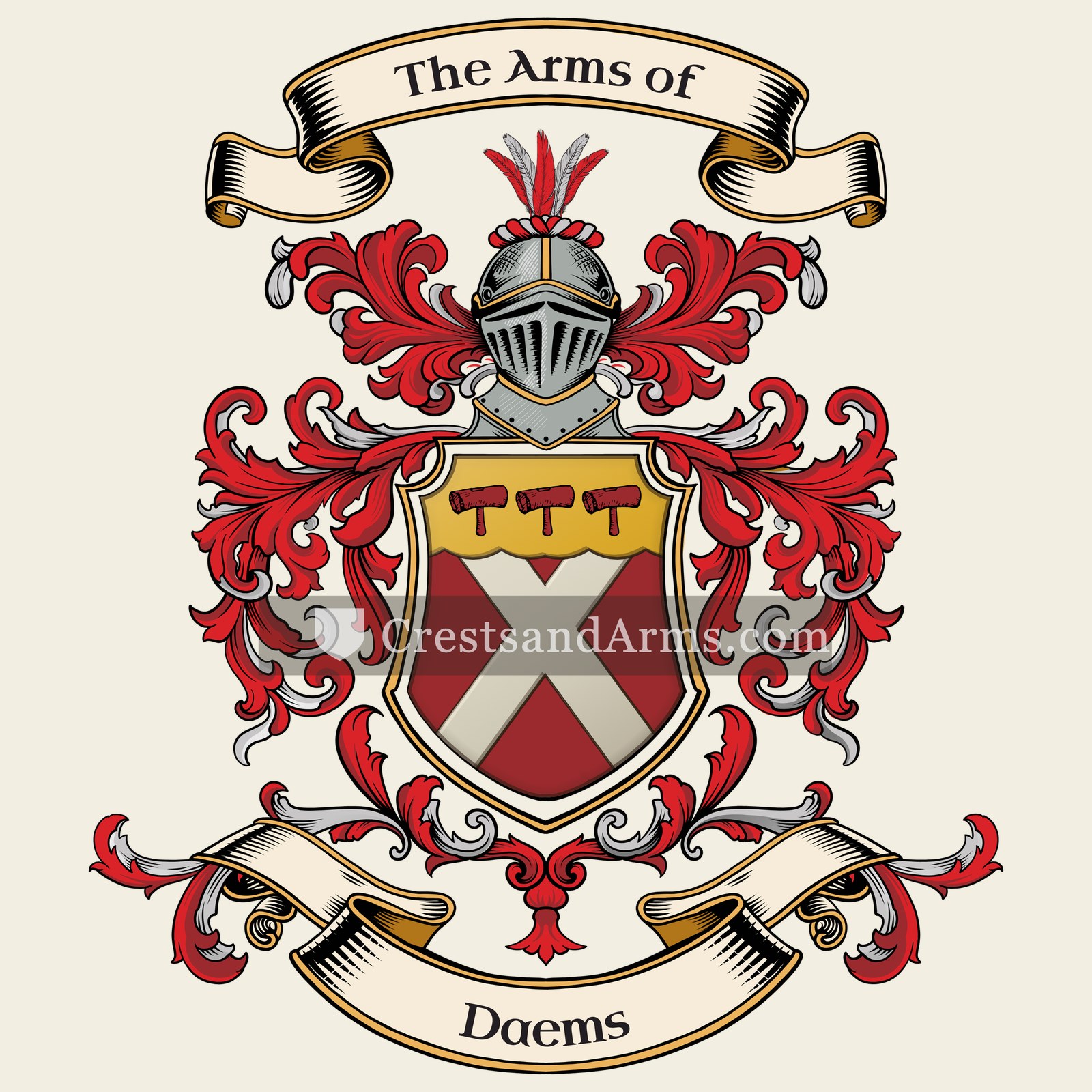 The Daems coat of arms