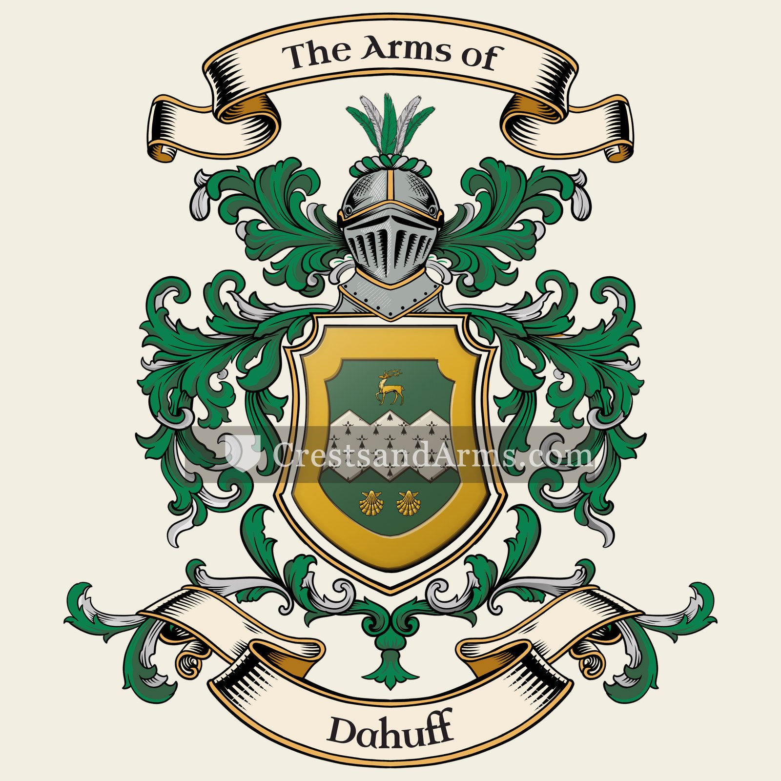 The Dahuff coat of arms