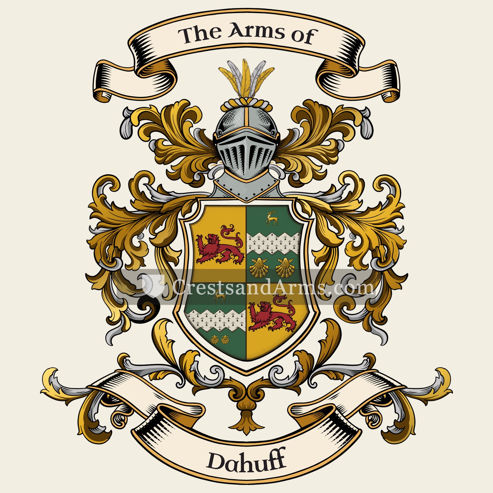 The Dahuff coat of arms