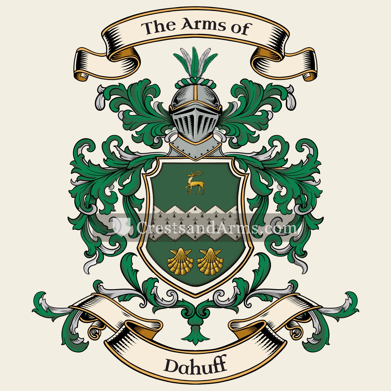 The Dahuff coat of arms