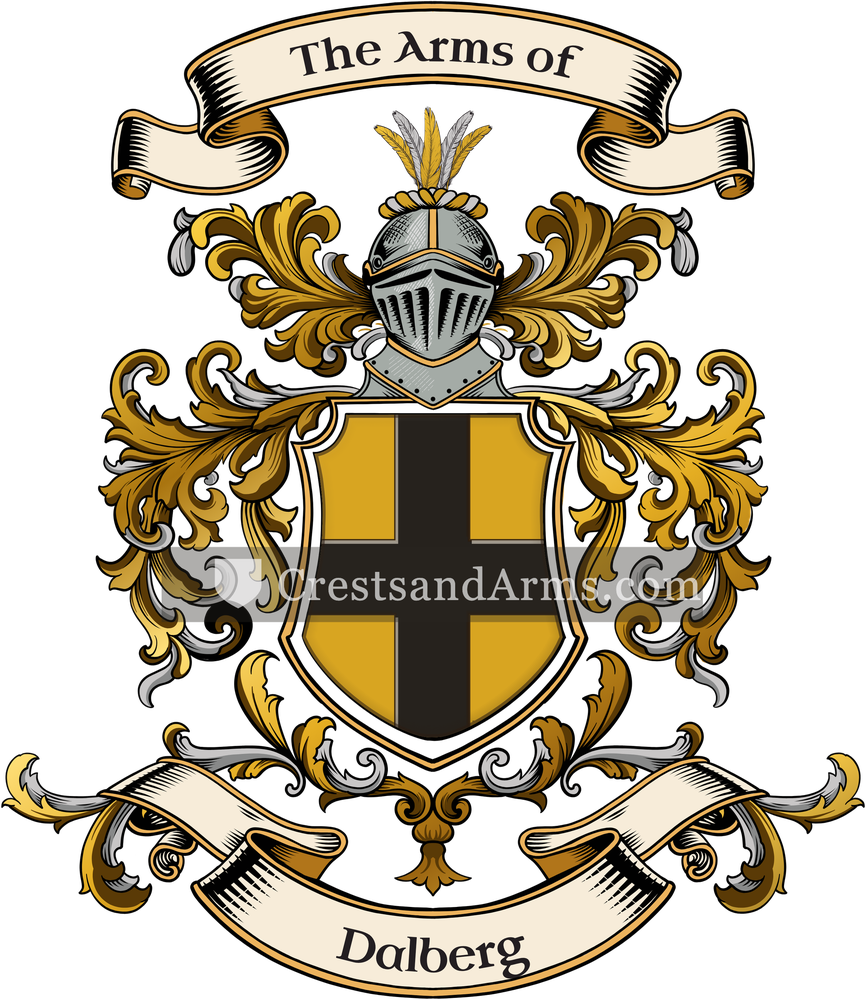 The Dalberg coat of arms, drawn from the recorded blazon