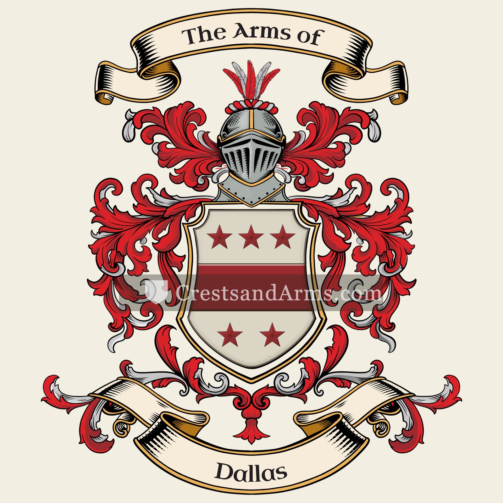 The Dallas coat of arms