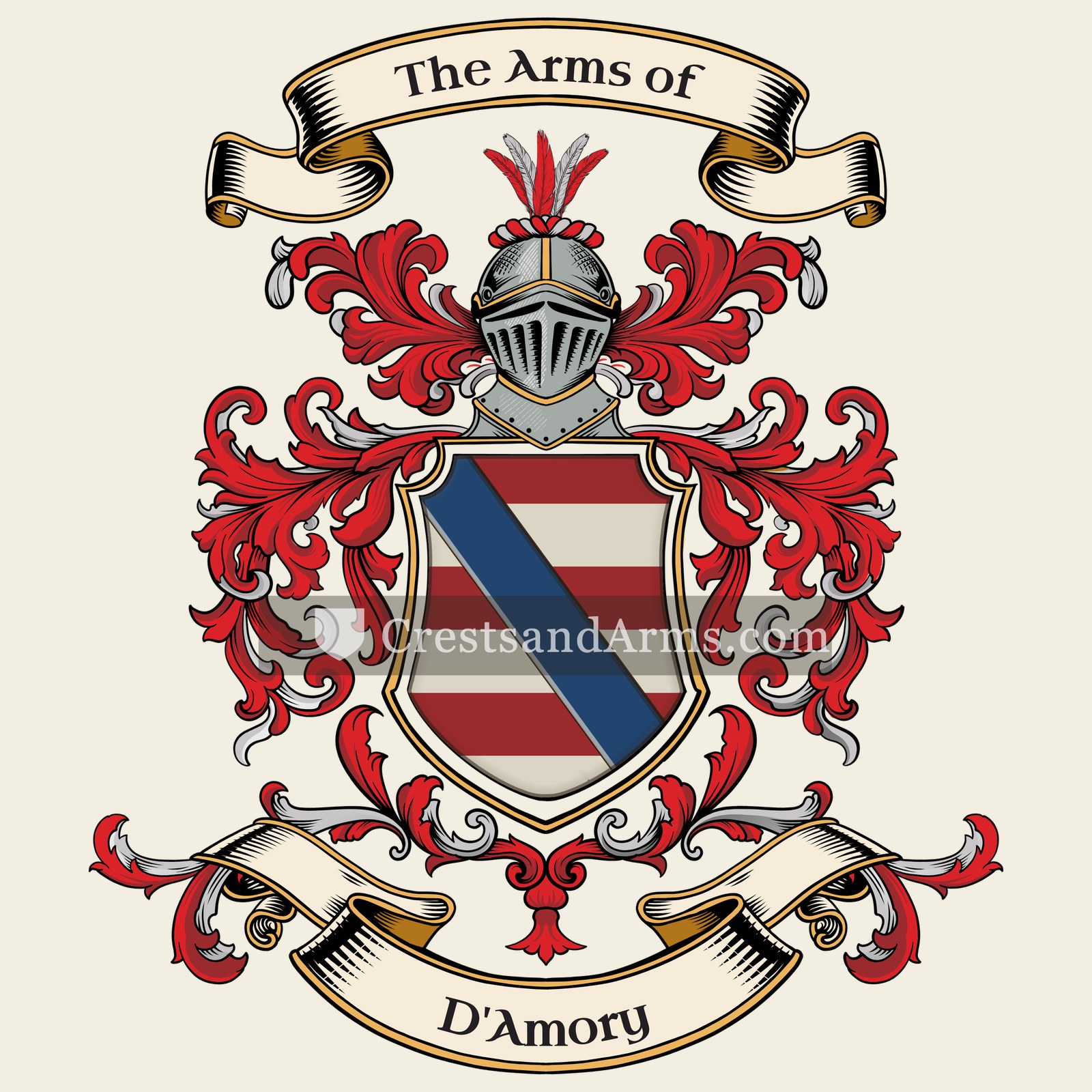 The D'Amory coat of arms
