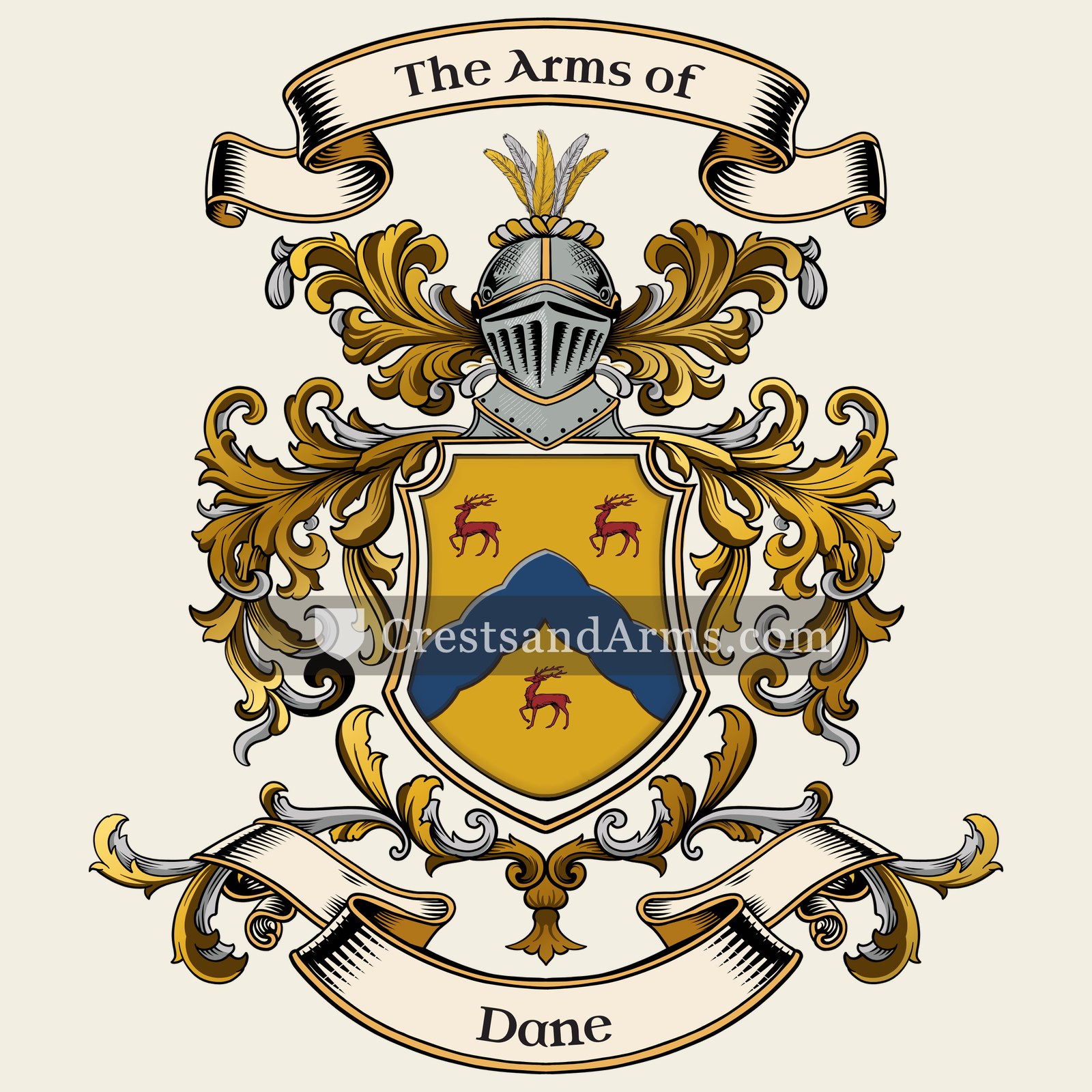 The Dane coat of arms