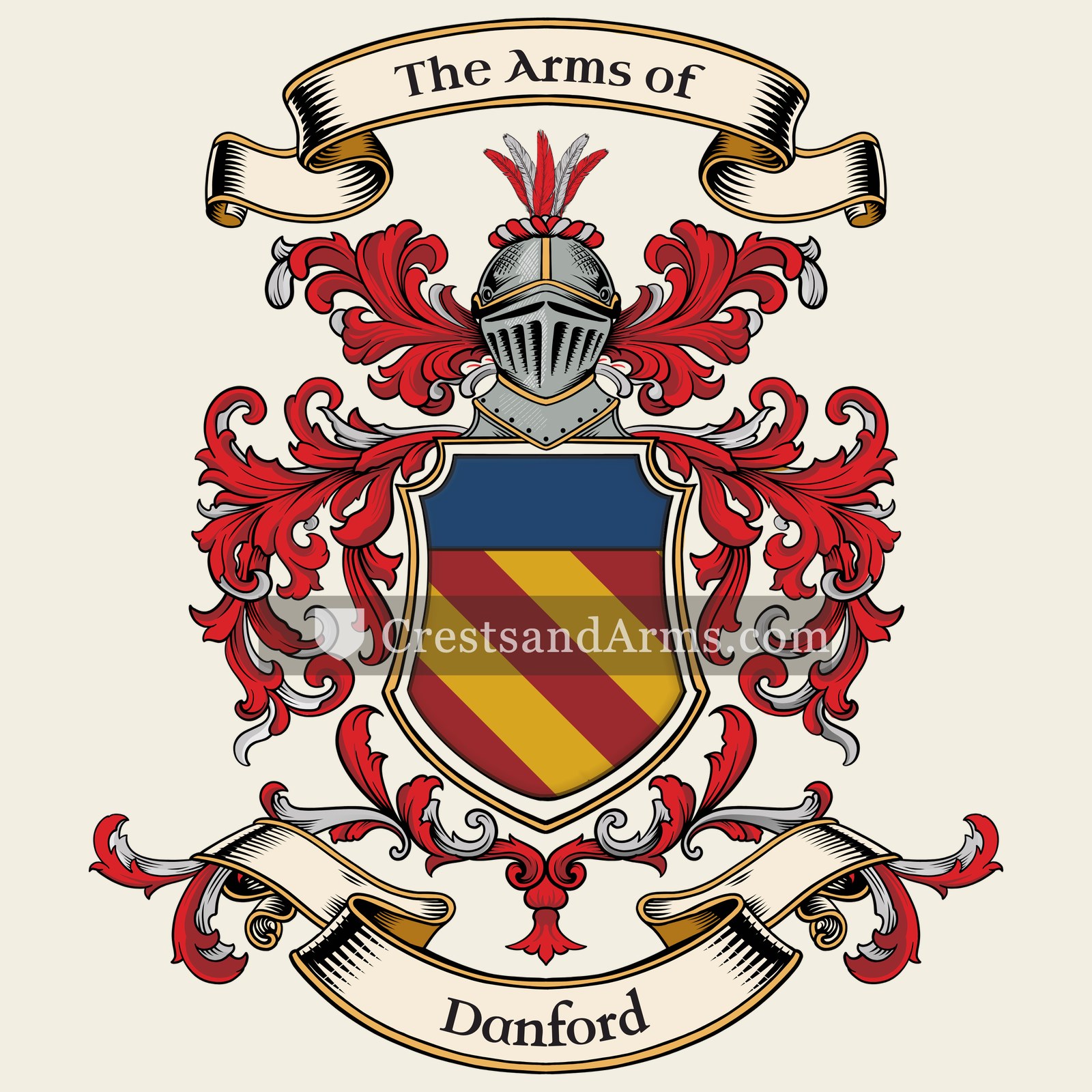 The Danford coat of arms