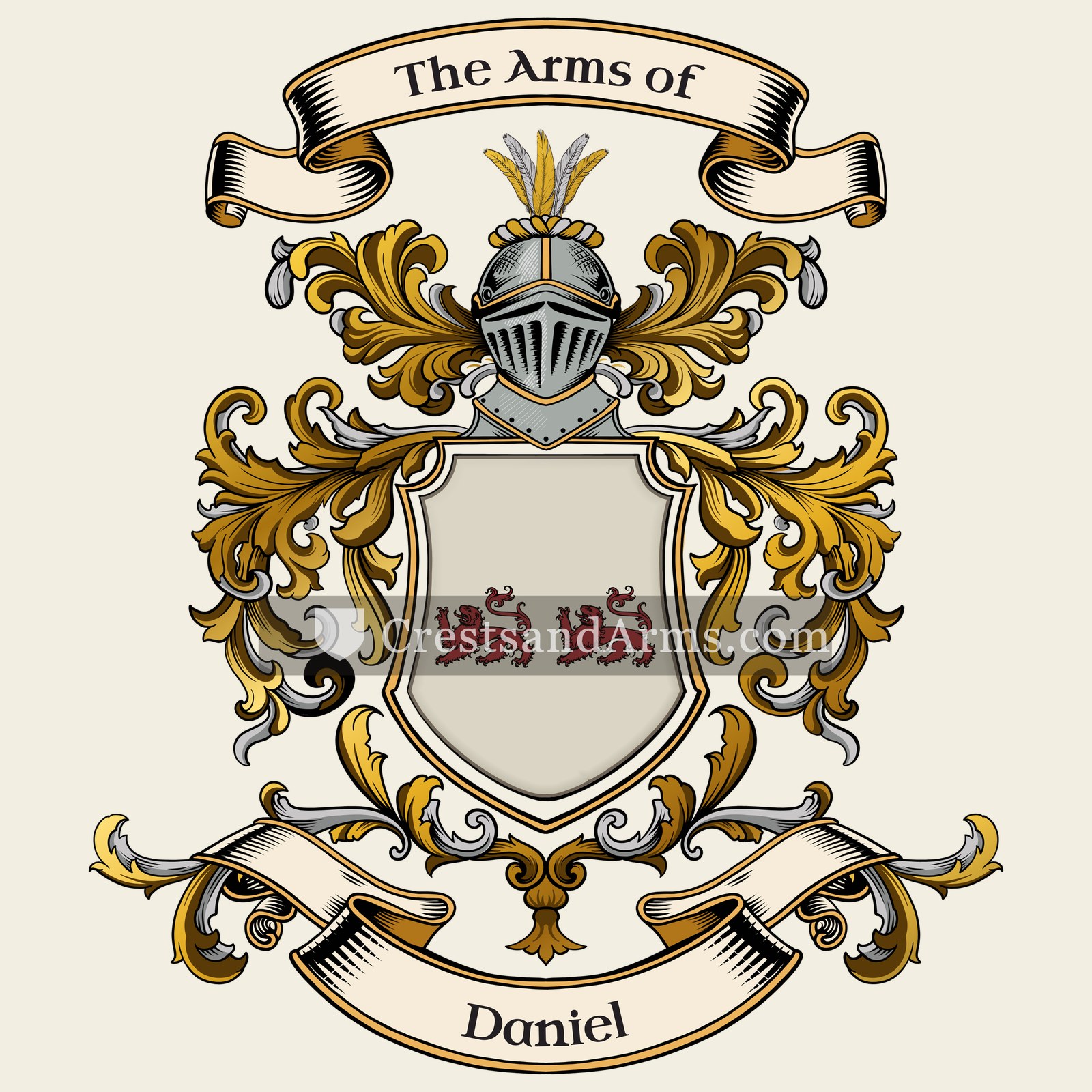 The Daniel coat of arms