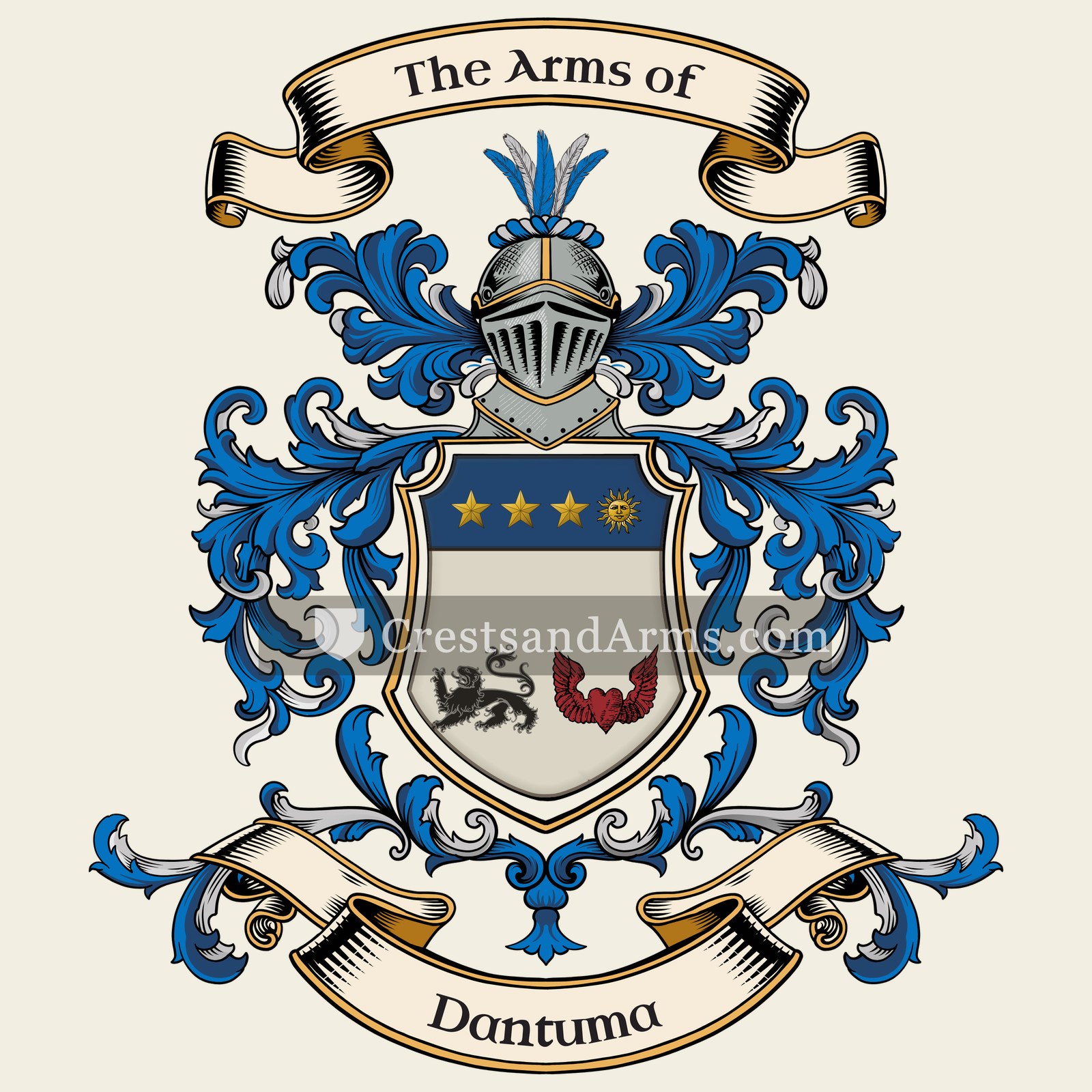 The Dantuma coat of arms