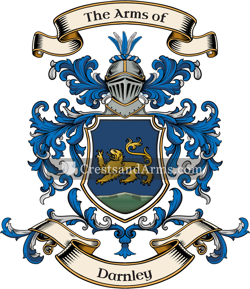 The Darnley coat of arms, drawn from the recorded blazon