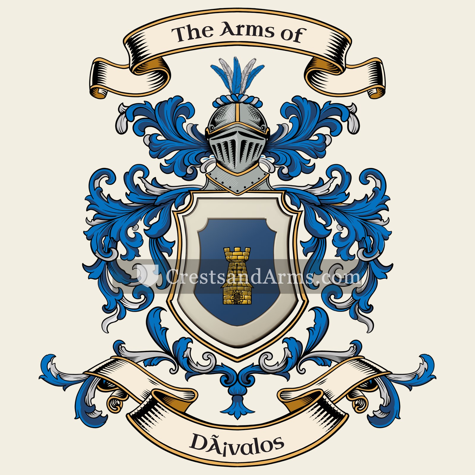 The Dávalos coat of arms