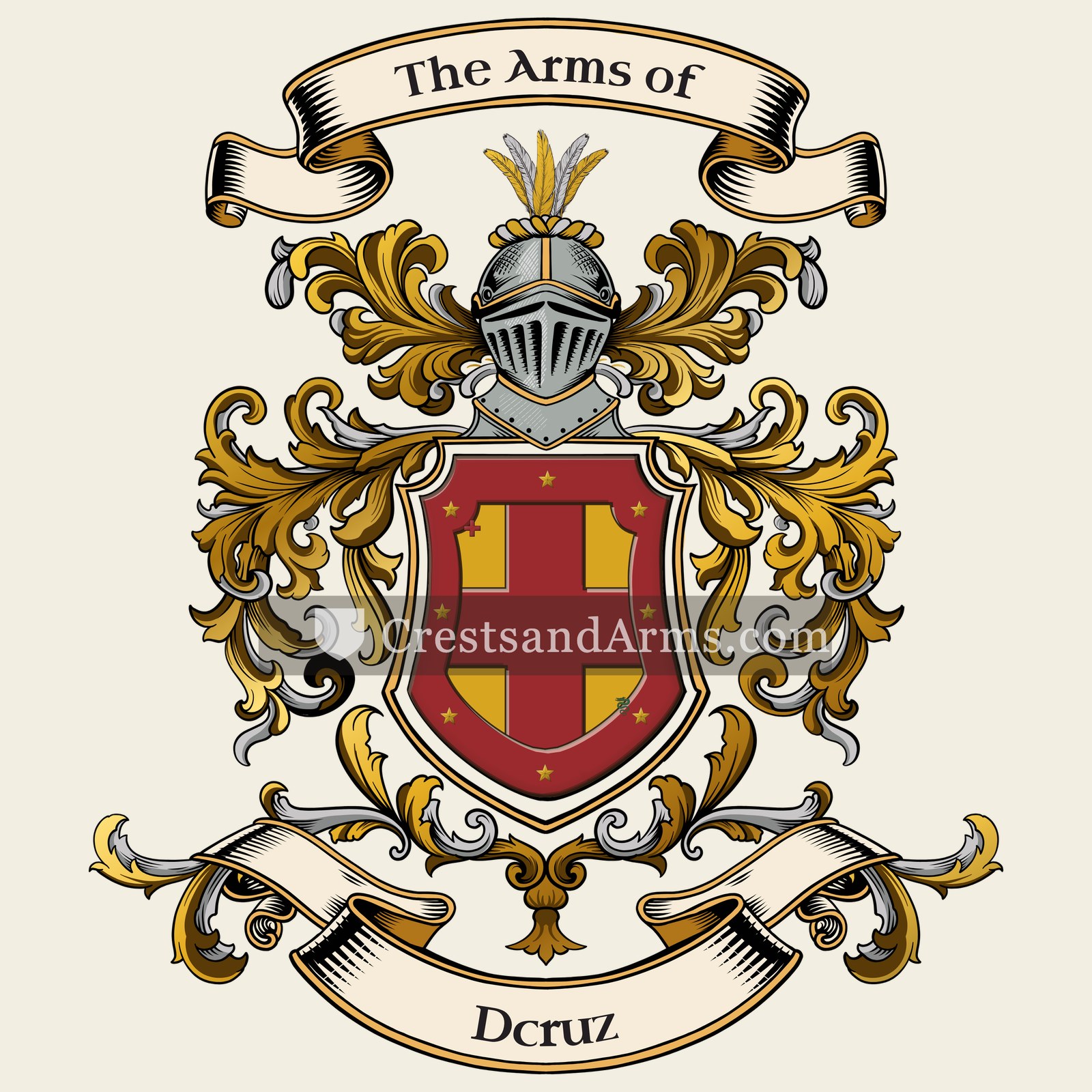 The Dcruz coat of arms