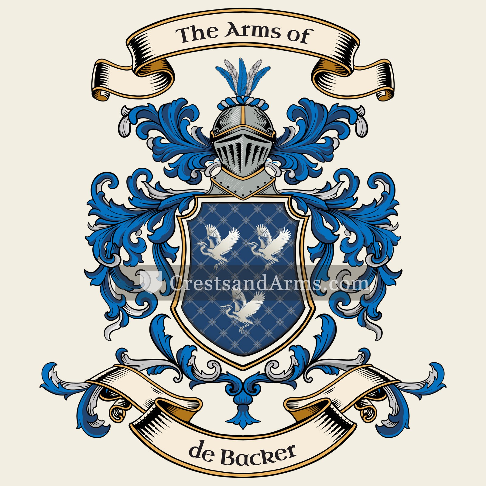 The de Backer coat of arms