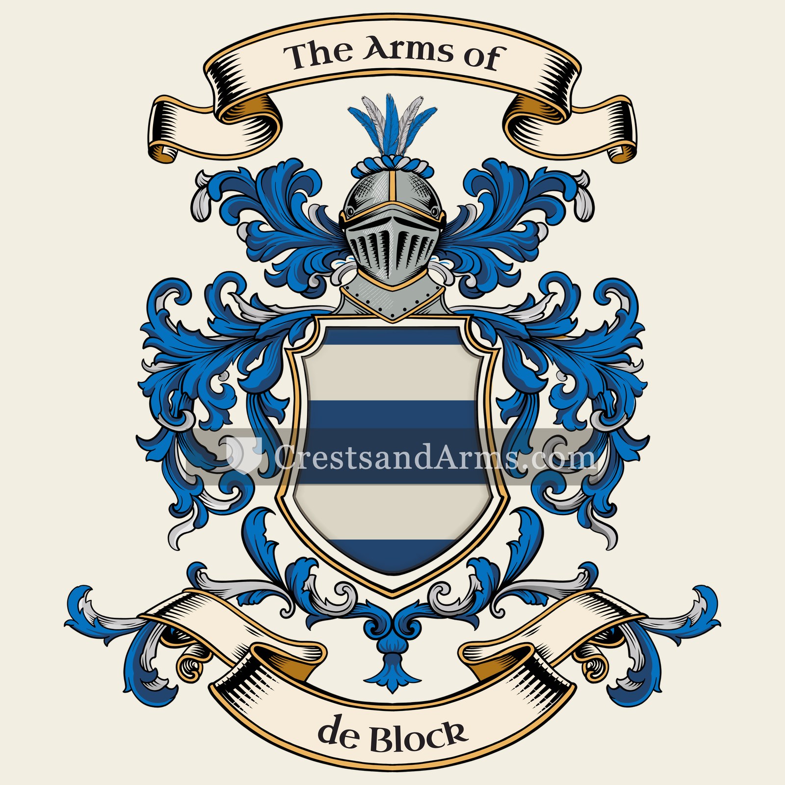The de Block coat of arms