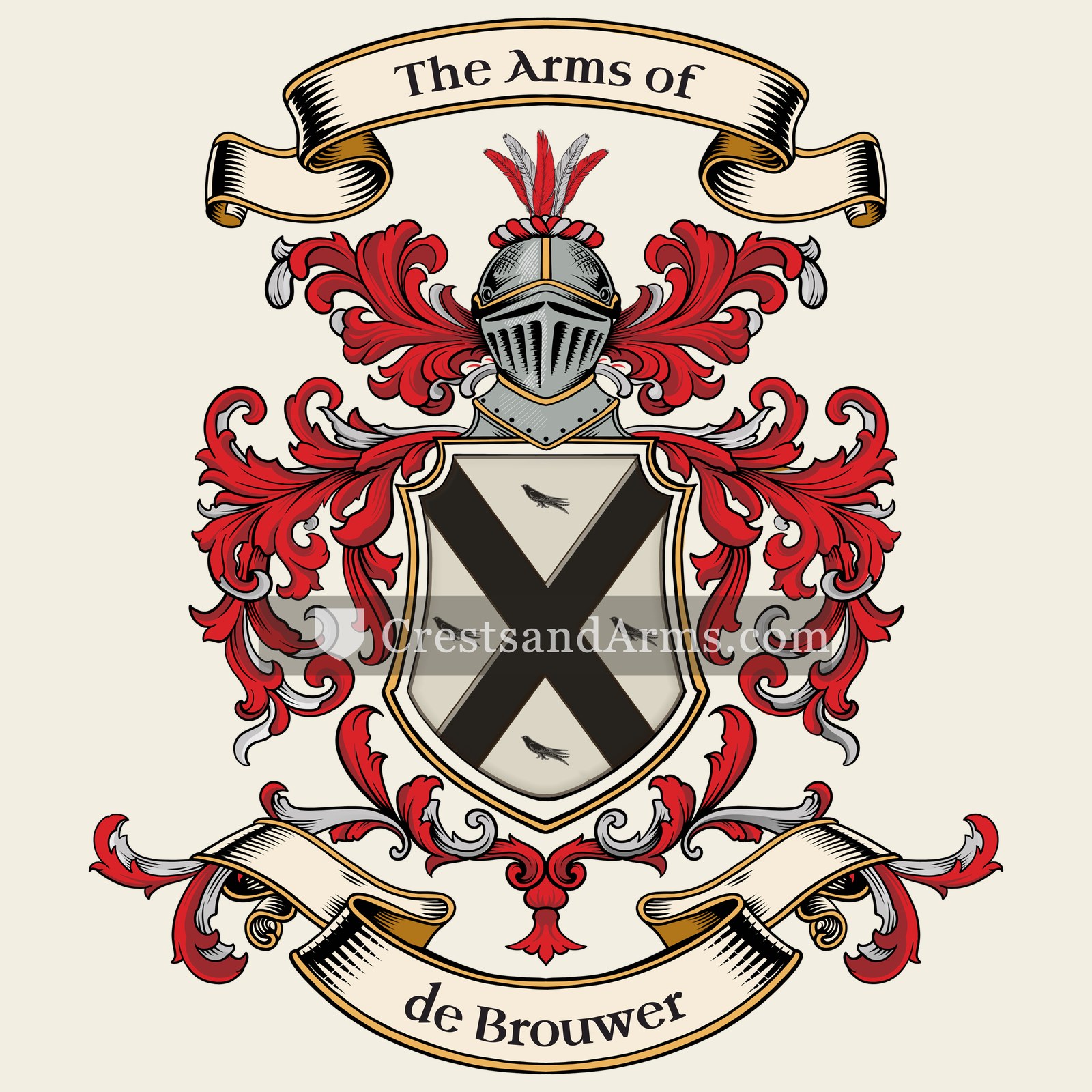 The de Brouwer coat of arms