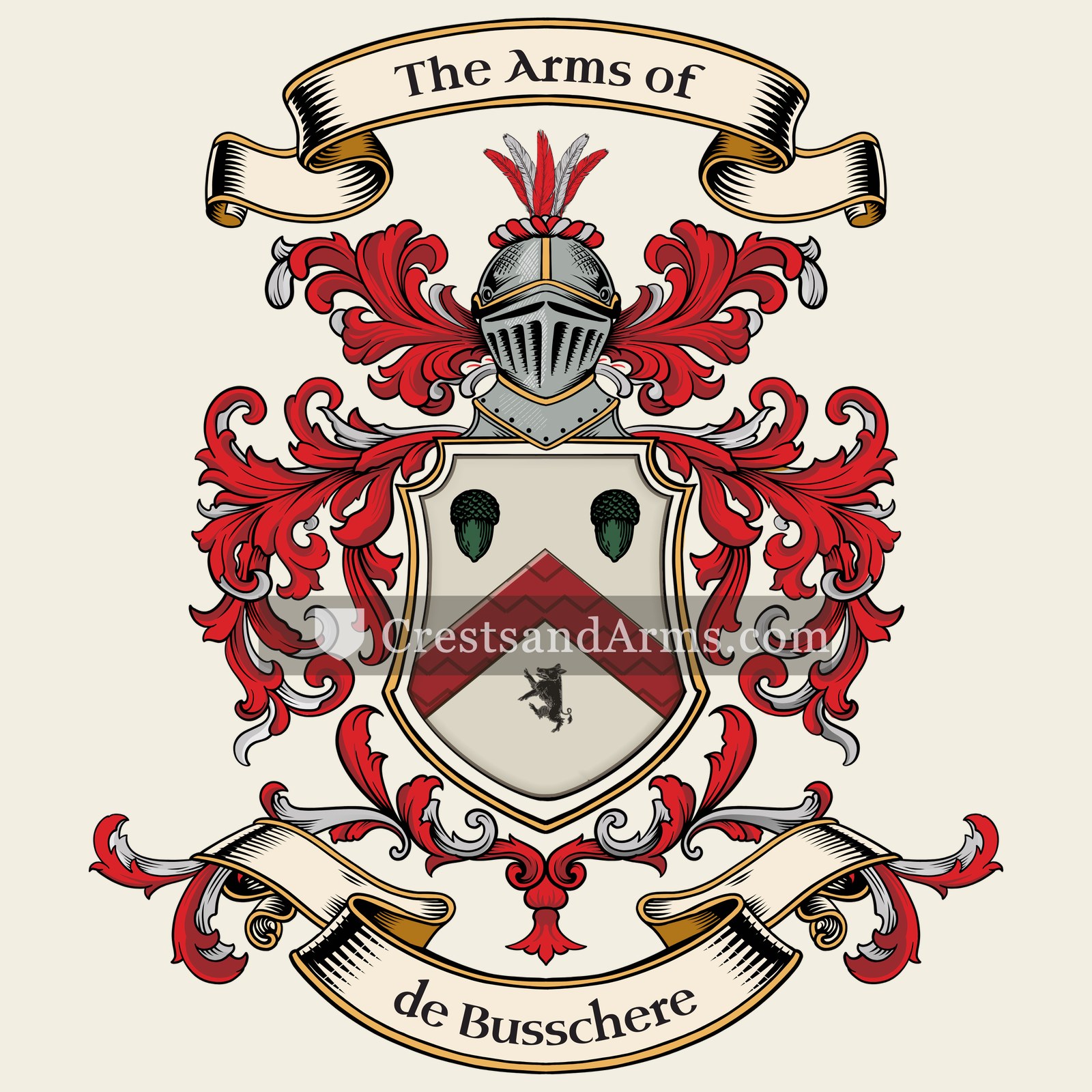 The de Busschere coat of arms