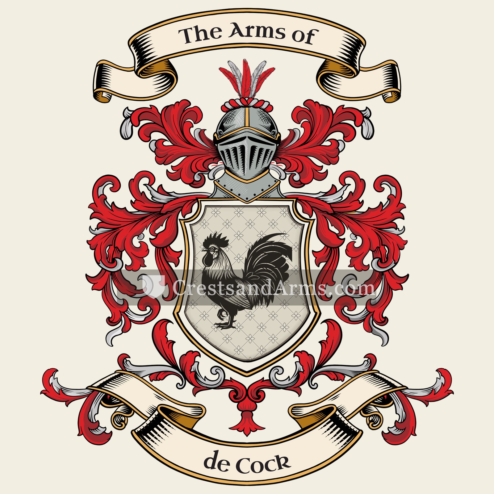The de Cock coat of arms