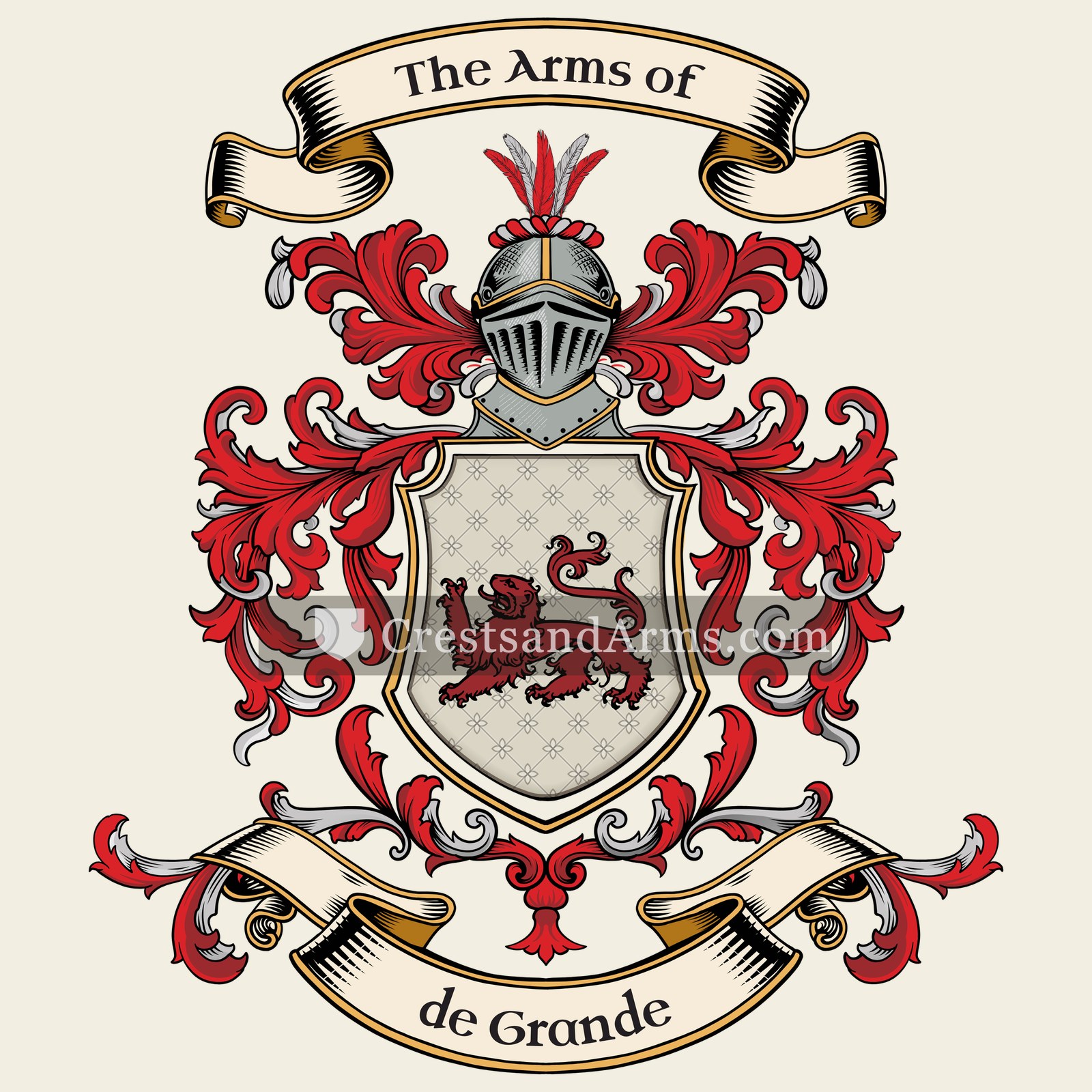 The de Grande coat of arms